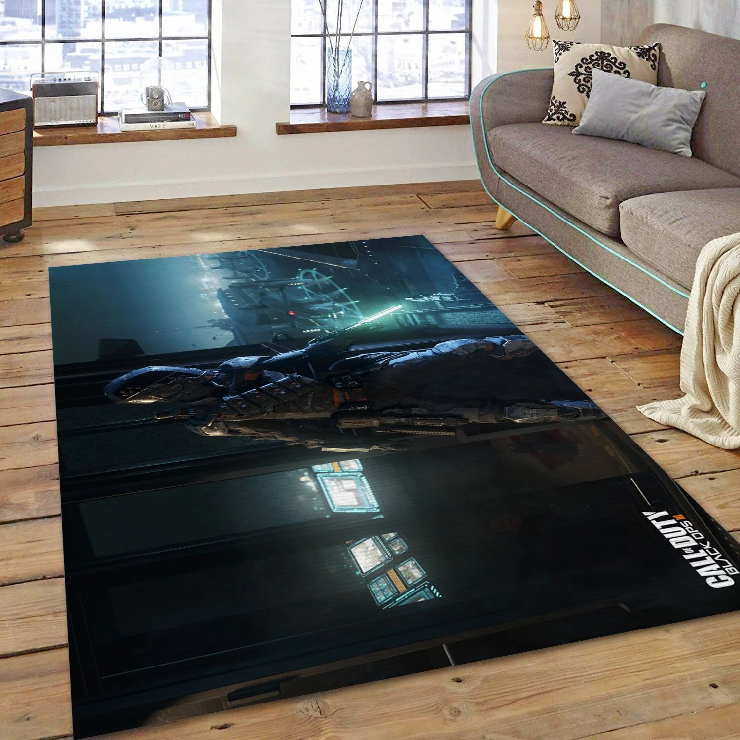 Spectre Video Game Area Rug Area, Bedroom Rug - US Decor - Indoor Outdoor Rugs