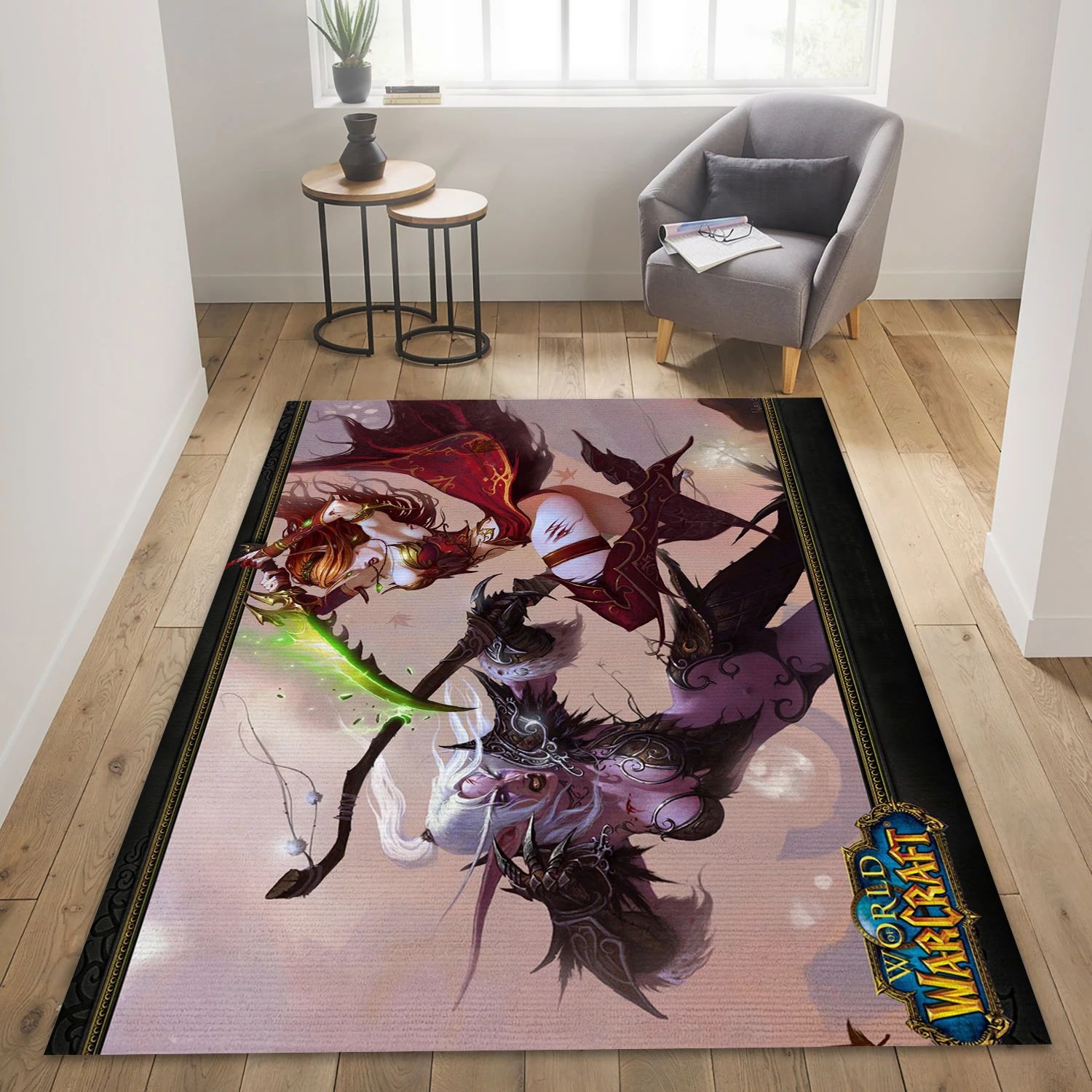 Elf Game Area Rug Carpet, Area Rug - Home Decor Floor Decor - Indoor Outdoor Rugs