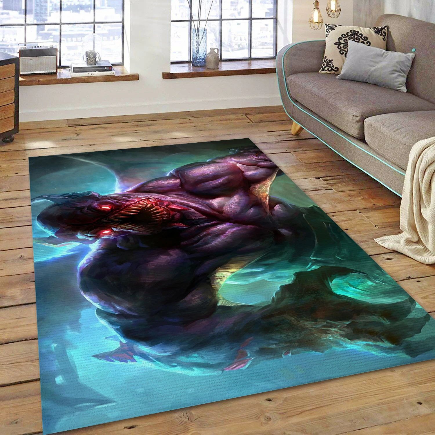 Dota 2 Game Area Rug Carpet, Living Room Rug - US Decor - Indoor Outdoor Rugs