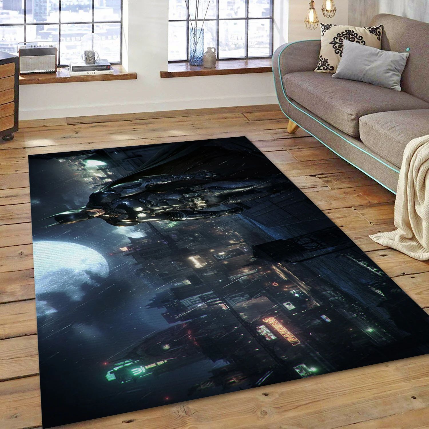 Batman Video Game Area Rug For Christmas, Area Rug - Home Decor Floor Decor - Indoor Outdoor Rugs