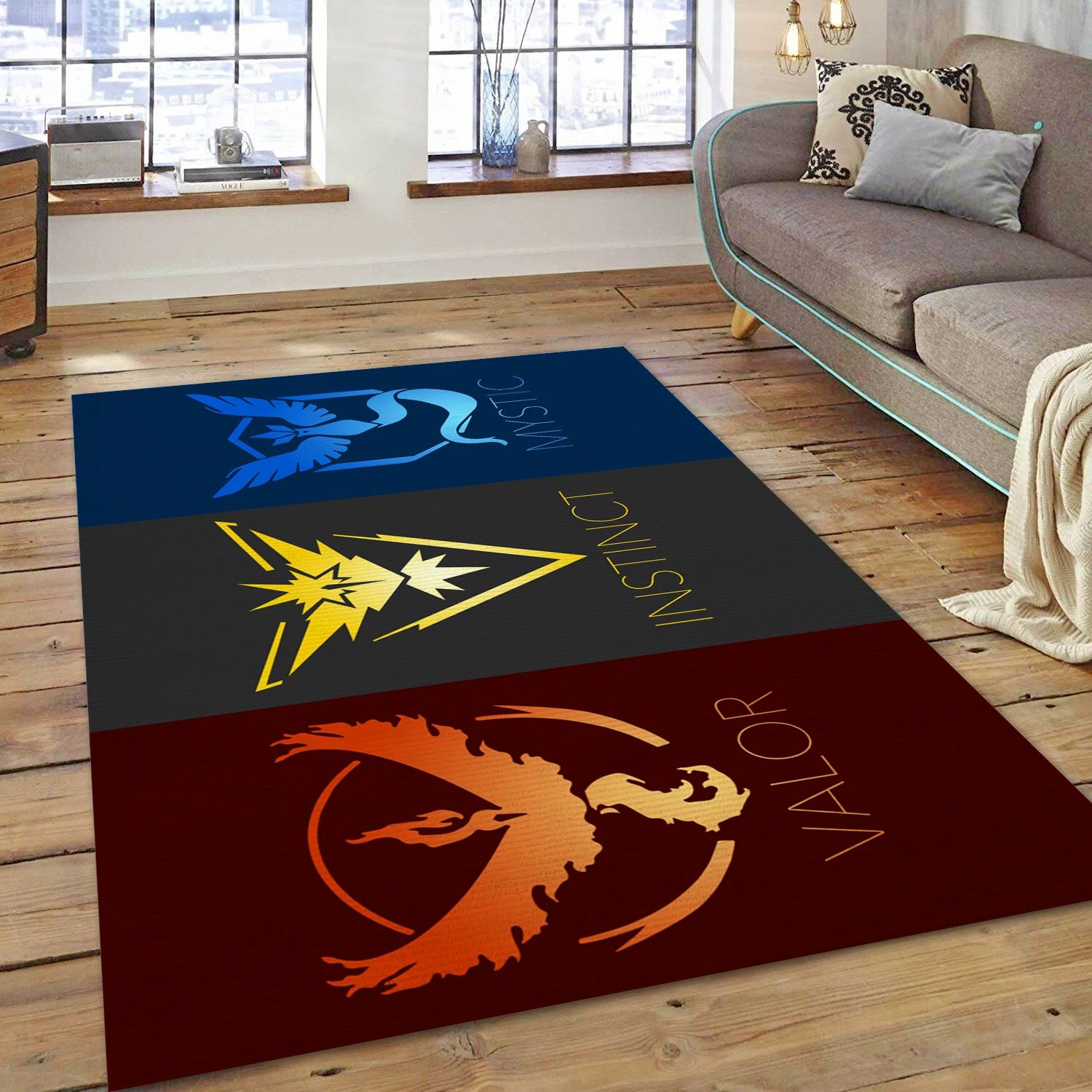 Pok Mon Gos Clans Video Game Area Rug For Christmas, Living Room Rug - Home Decor Floor Decor - Indoor Outdoor Rugs