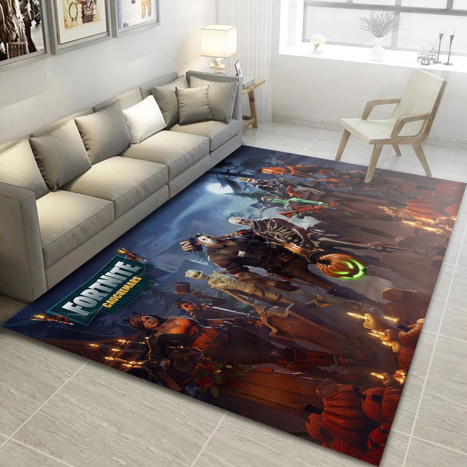 Fortnite Game Area Rug Carpet, Area Rug - Family Gift US Decor - Indoor Outdoor Rugs