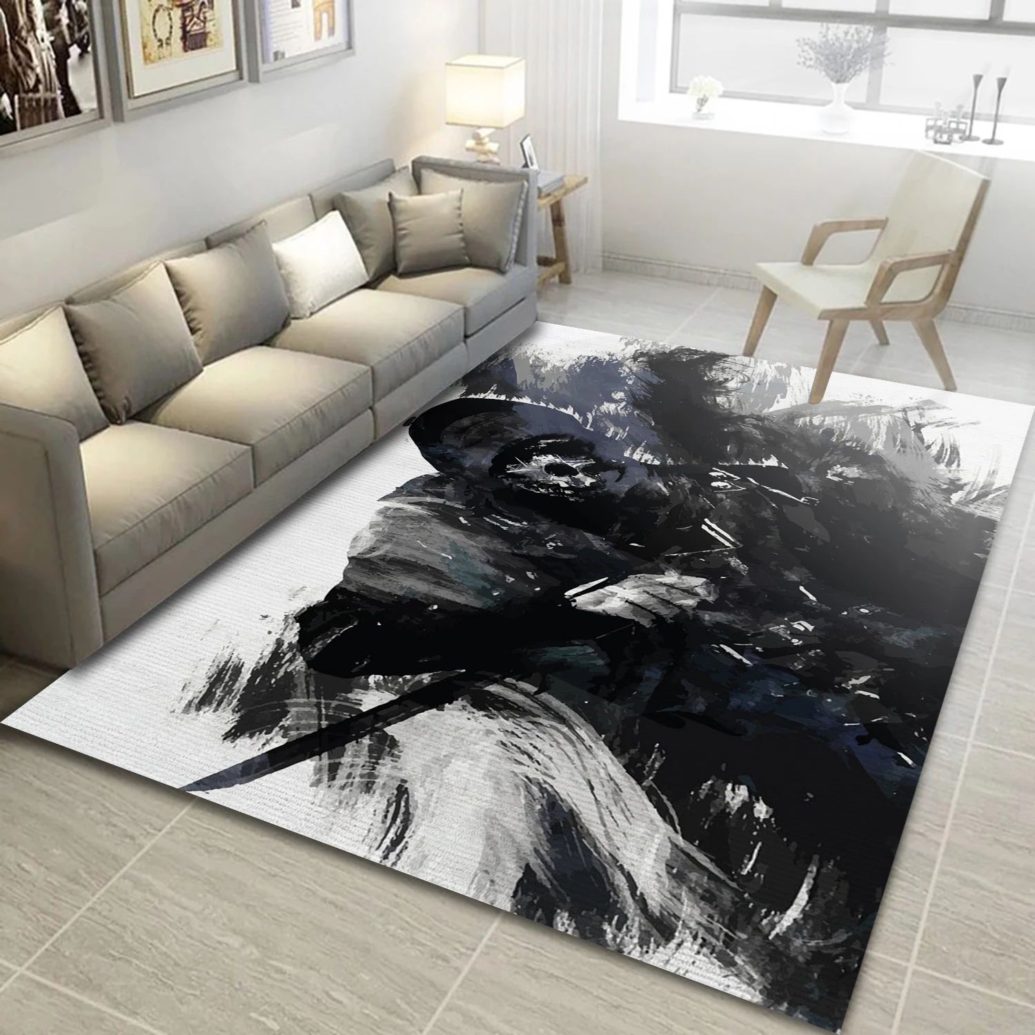 Corvo Attano Game Area Rug Carpet, Bedroom Rug - US Decor - Indoor Outdoor Rugs