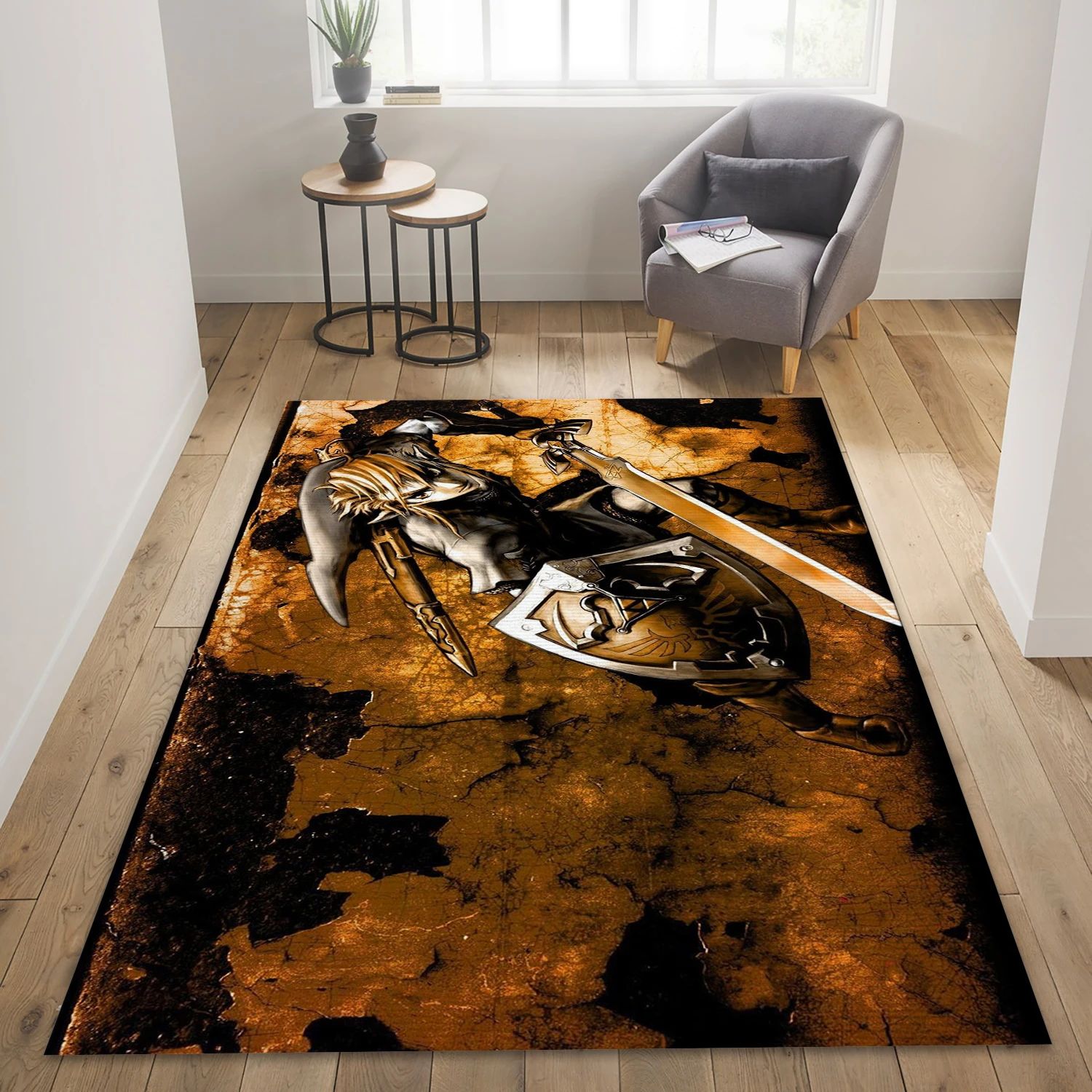 The Legend Of Zelda Twilight Princess Gaming Area Rug, Area Rug - Home Decor Floor Decor - Indoor Outdoor Rugs