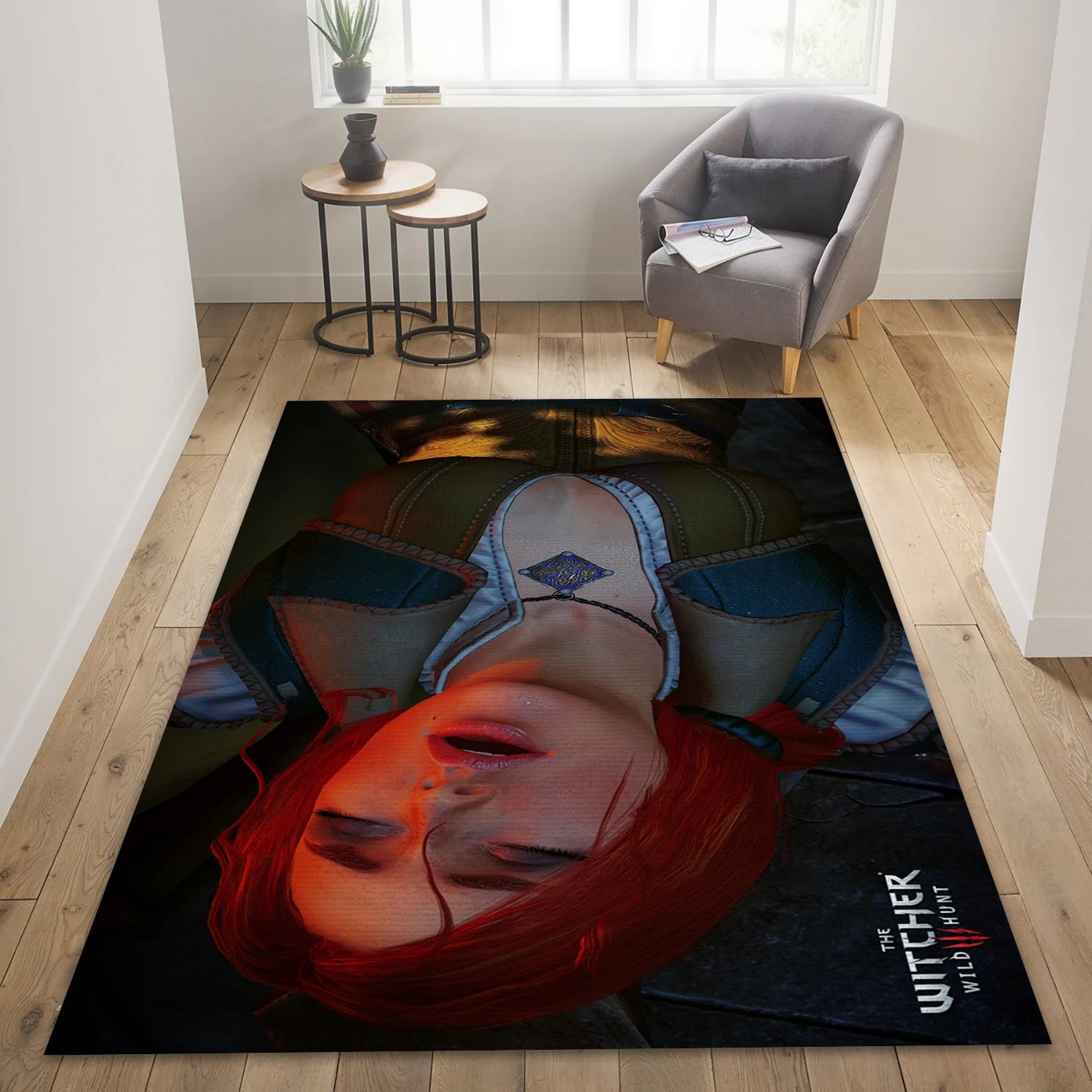 The Witcher 3 Wild Hunt Video Game Area Rug Area, Living Room Rug - US Decor - Indoor Outdoor Rugs