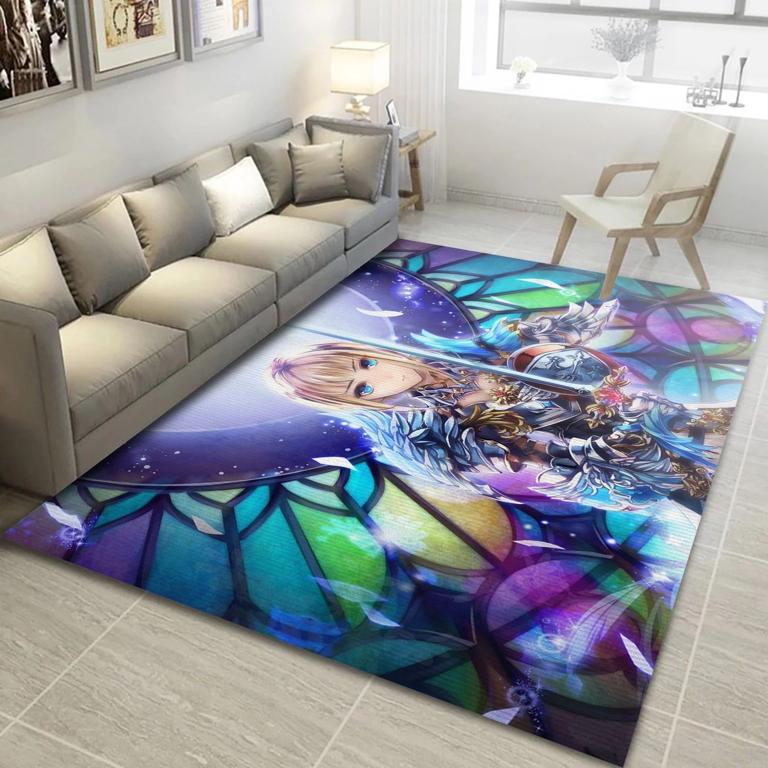 Valhalla Gate Of Kamigoku Gaming Area Rug, Living Room Rug - Christmas Gift Decor - Indoor Outdoor Rugs