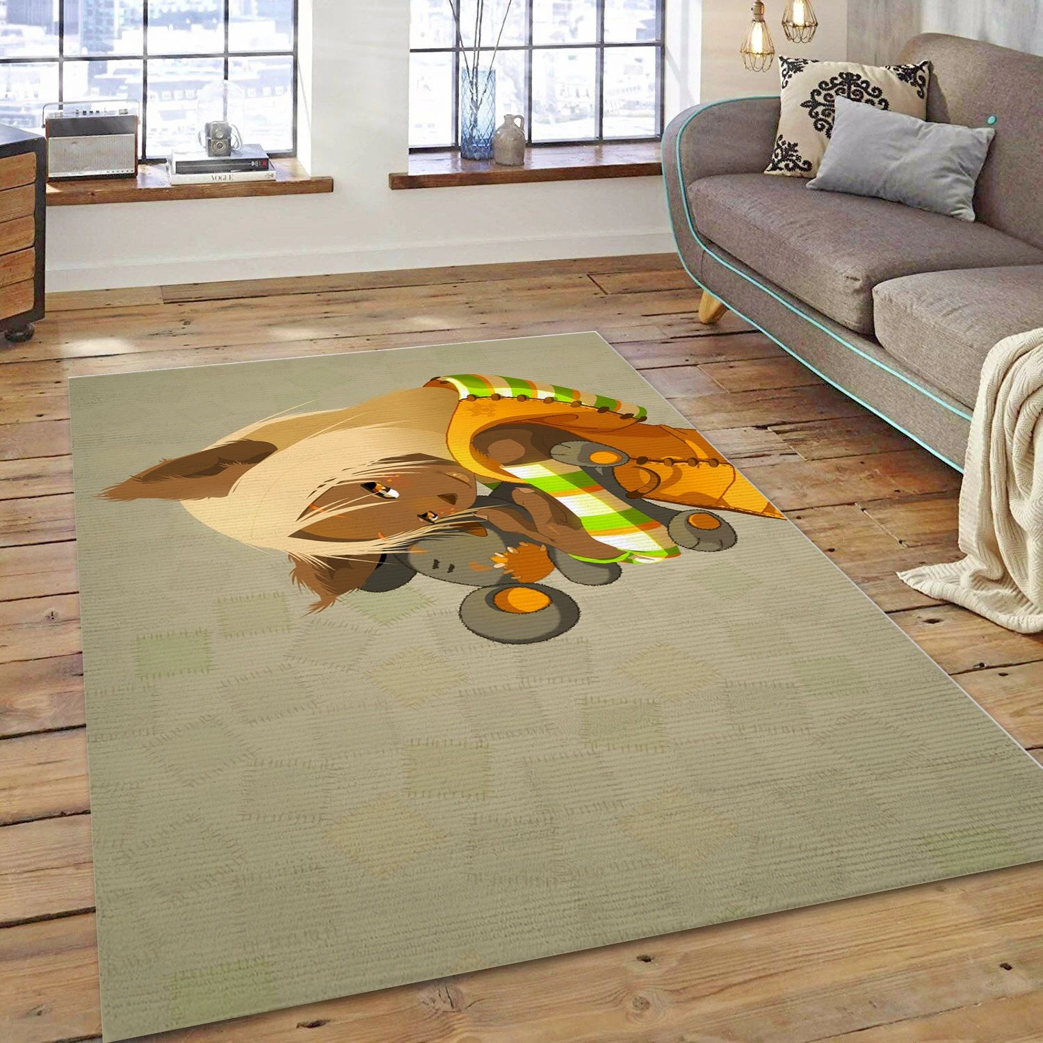 Dofus Gaming Area Rug, Area Rug - Home Decor Floor Decor - Indoor Outdoor Rugs