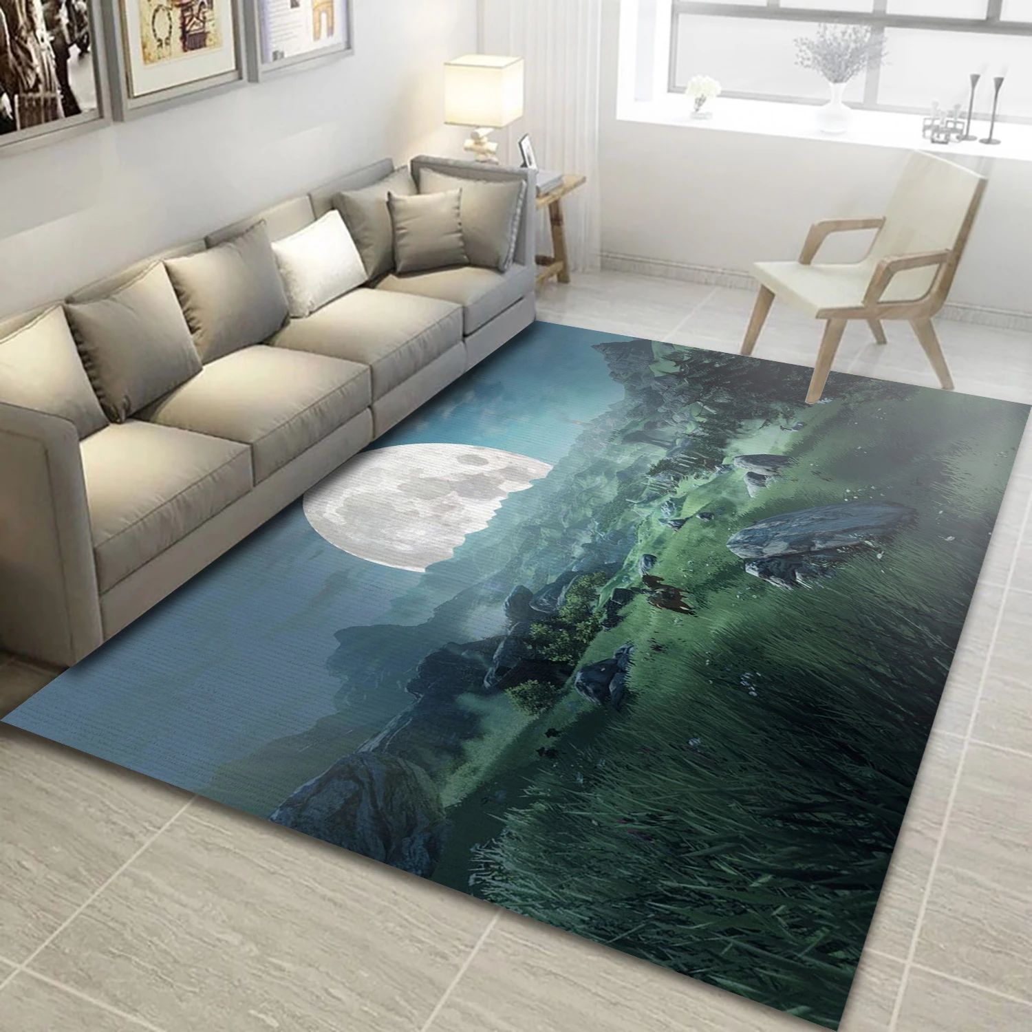 The Legend Of Zelda Breath Of The Wild Video Game Area Rug For Christmas, Bedroom Rug - Home Decor Floor Decor - Indoor Outdoor Rugs