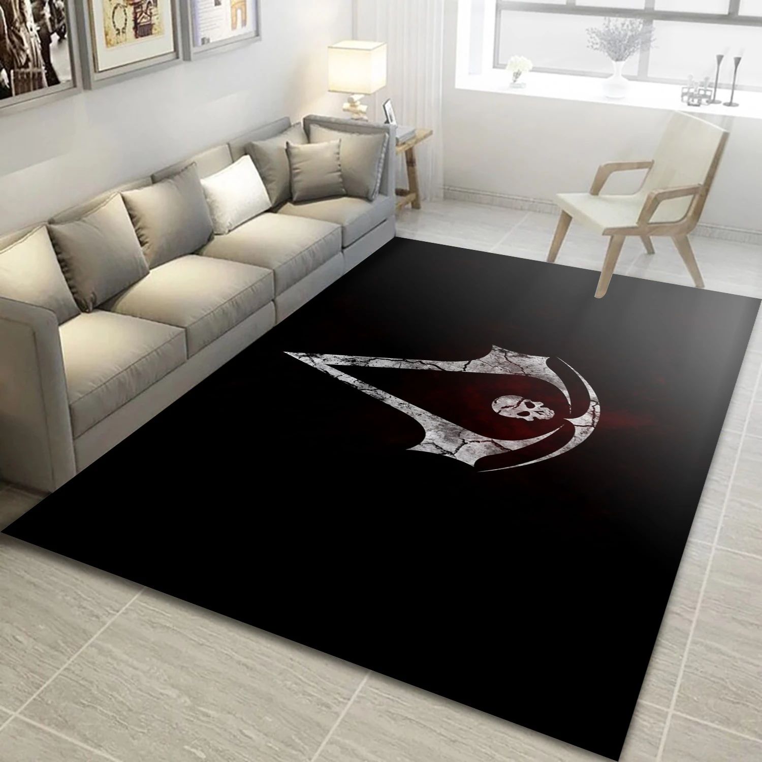 Assassins Creed Iv Video Game Reangle Rug, Bedroom Rug - Home Decor Floor Decor - Indoor Outdoor Rugs