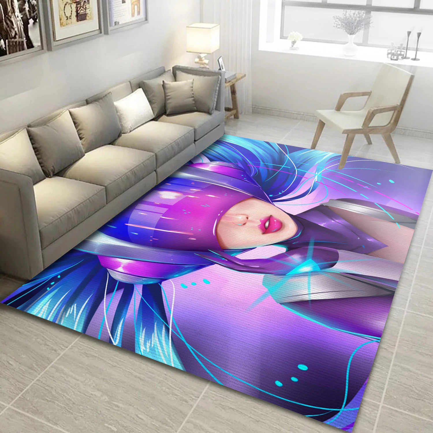 League Of Legends Gaming Area Rug, Living Room Rug - US Decor - Indoor Outdoor Rugs