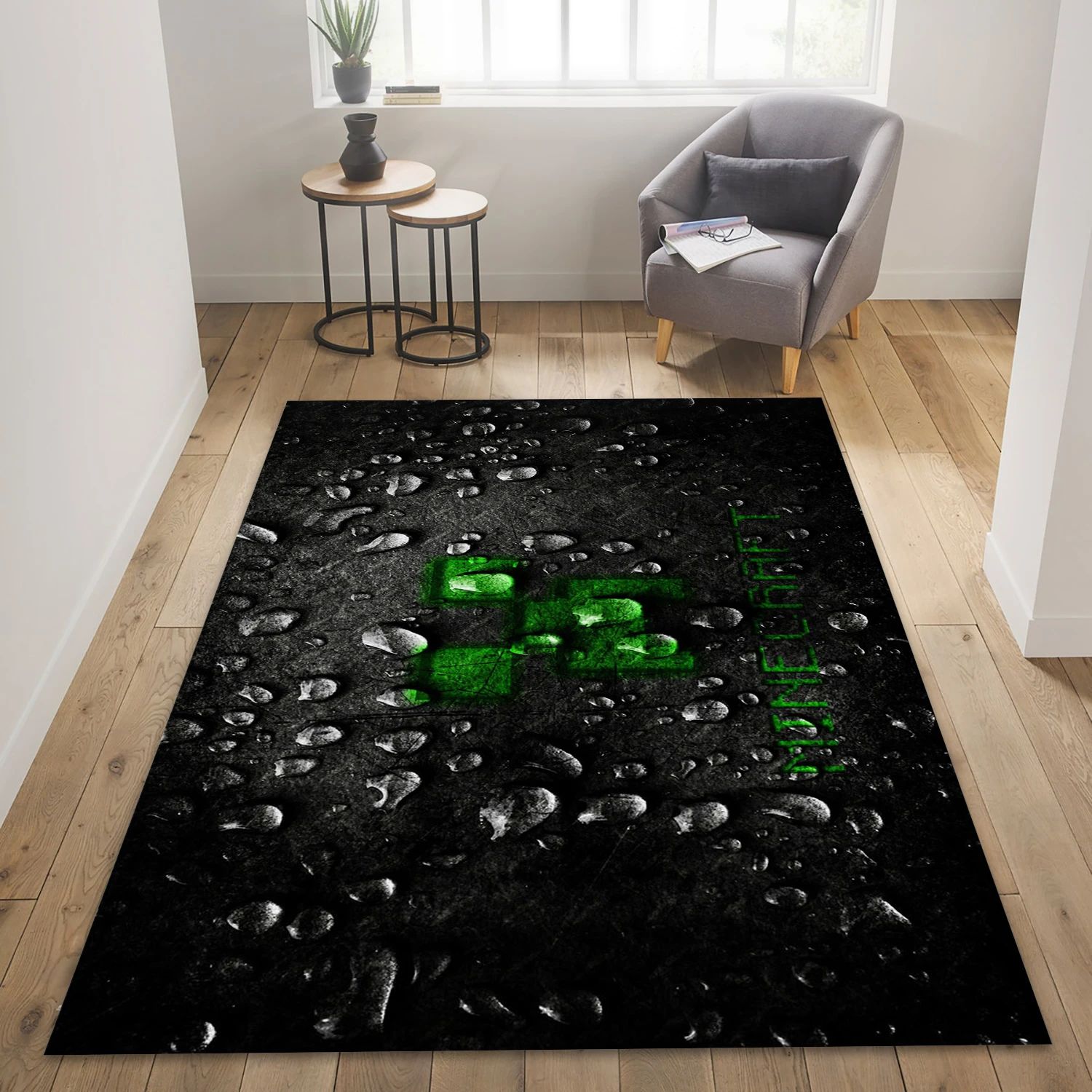 Minecraft Game Area Rug Carpet, Living Room Rug - Christmas Gift Decor - Indoor Outdoor Rugs