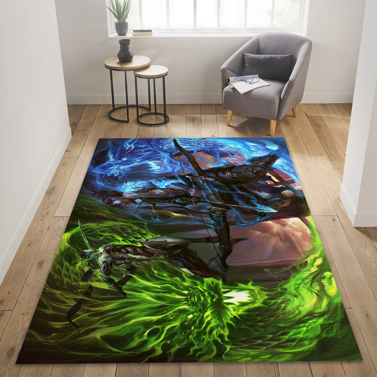 The Dragons Of The North And South Wind Video Game Area Rug For Christmas, Area Rug - Family Gift US Decor - Indoor Outdoor Rugs