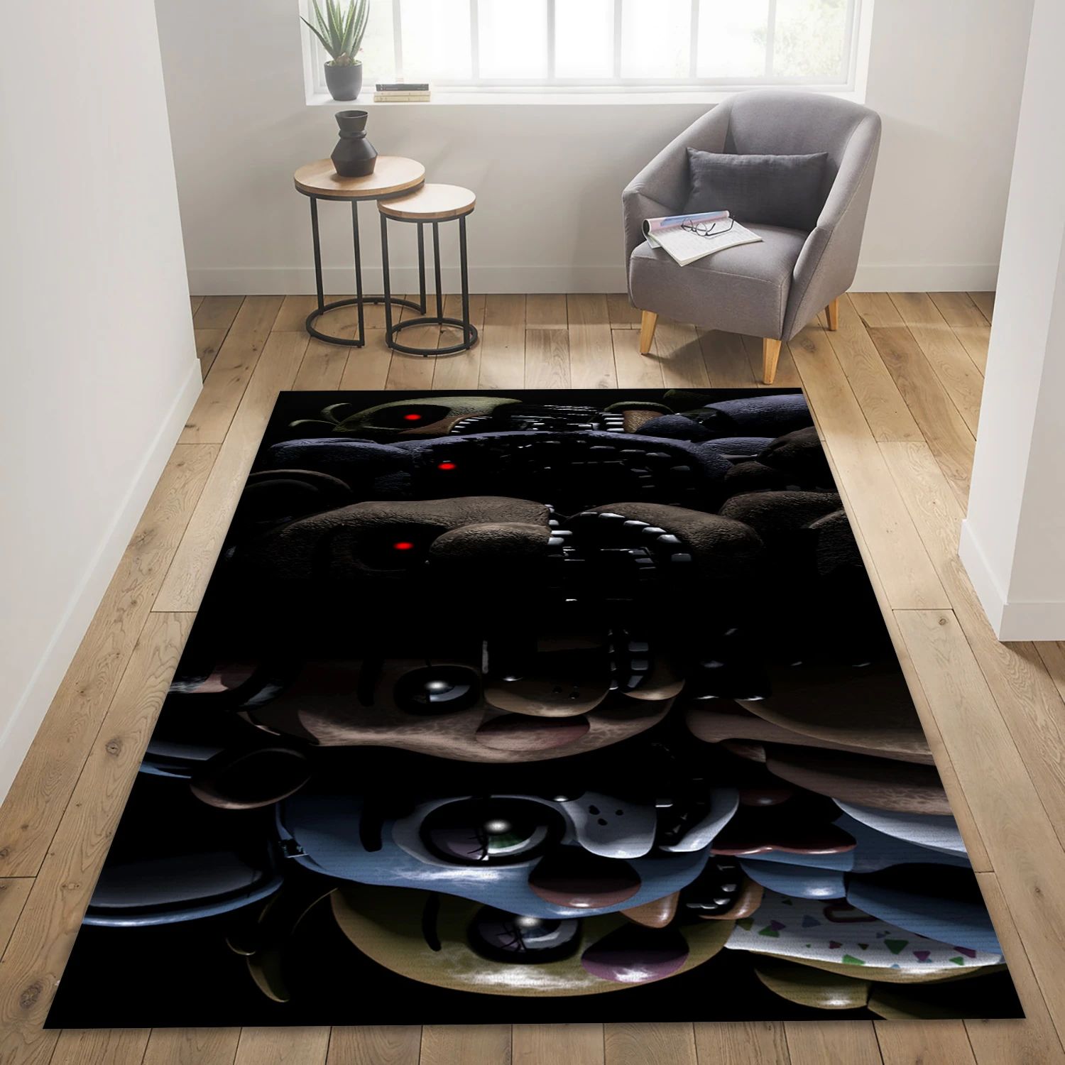 Five Nights At Freddys 2 Video Game Area Rug Area, Bedroom Rug - Home Decor Floor Decor - Indoor Outdoor Rugs