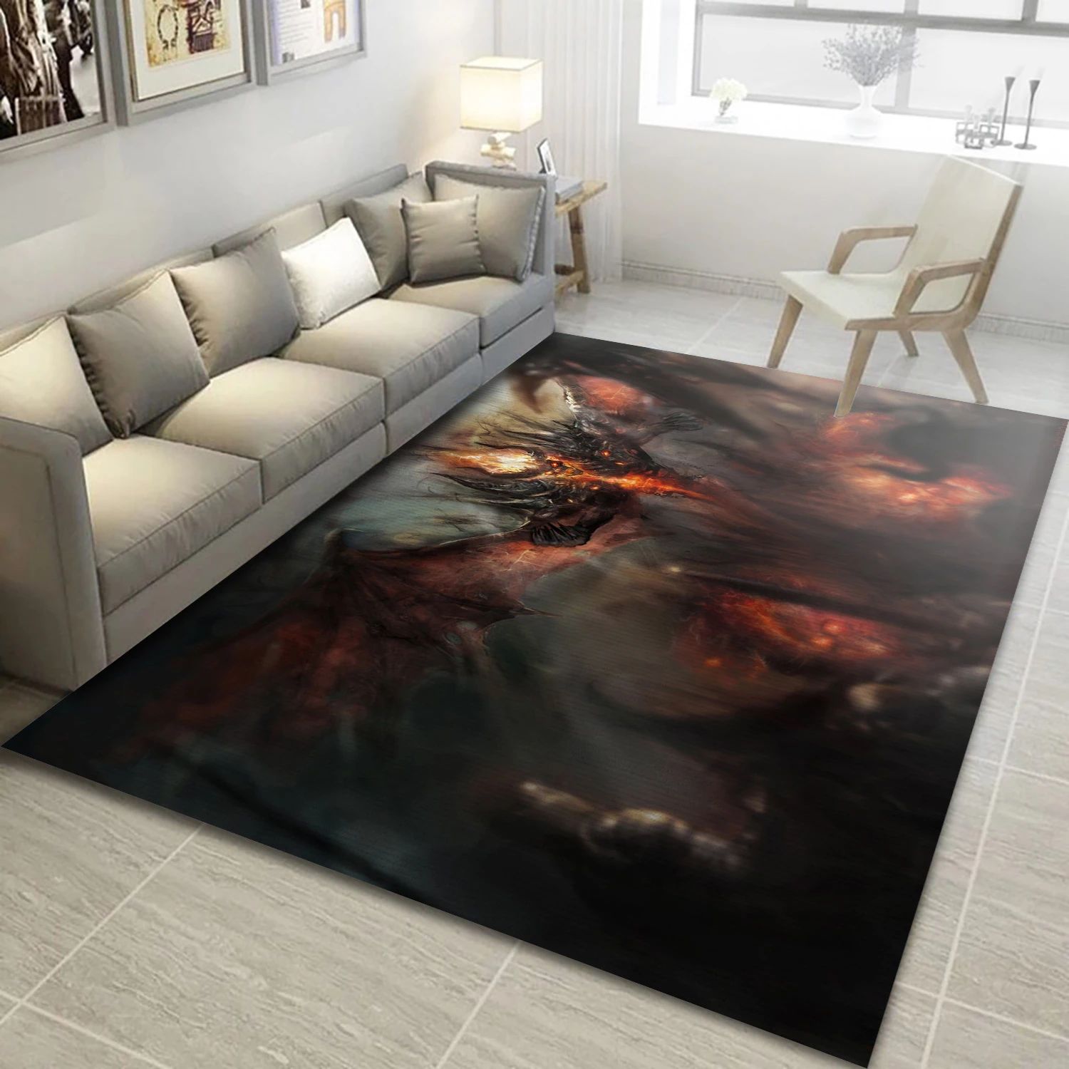 Dota 357 Video Game Area Rug For Christmas, Area Rug - Family Gift US Decor - Indoor Outdoor Rugs