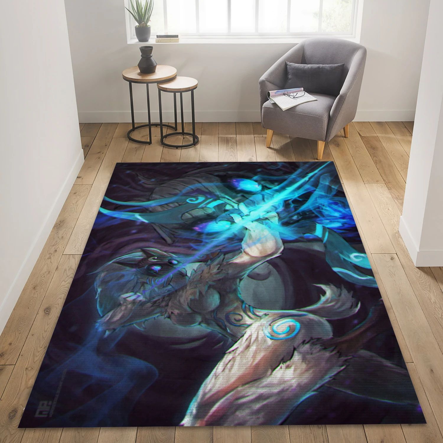 League Of Legends Video Game Area Rug For Christmas, Area Rug - Family Gift US Decor - Indoor Outdoor Rugs