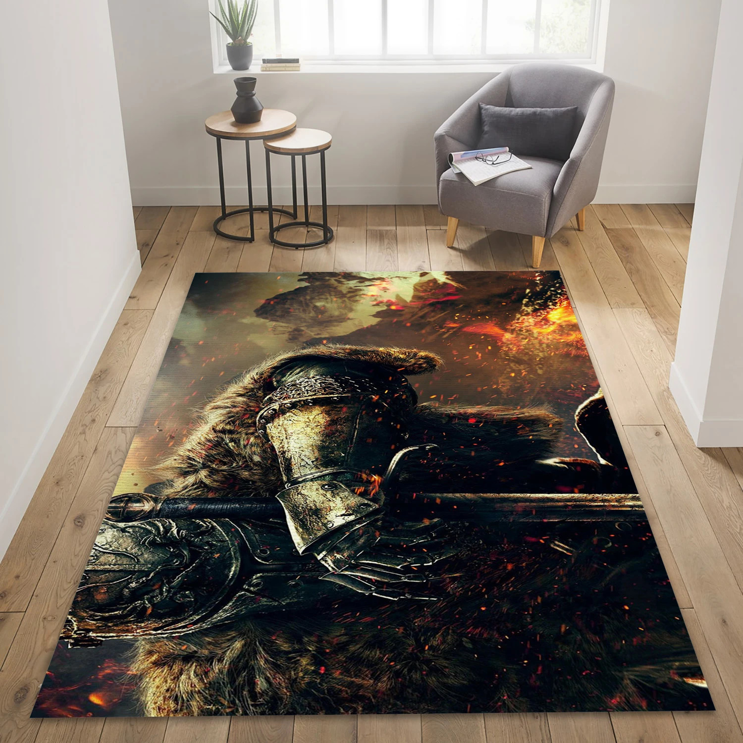 Sword Video Game Reangle Rug, Bedroom Rug - Home Decor Floor Decor - Indoor Outdoor Rugs