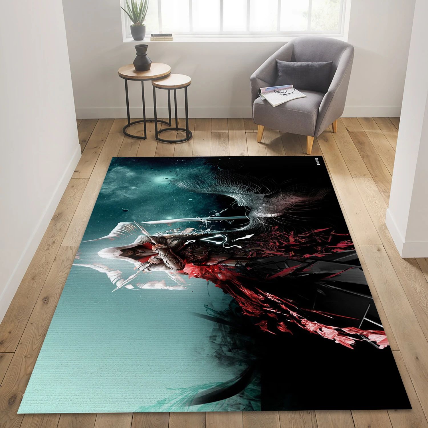 Assassins Creed Brotherhood Gaming Area Rug, Bedroom Rug - US Decor - Indoor Outdoor Rugs