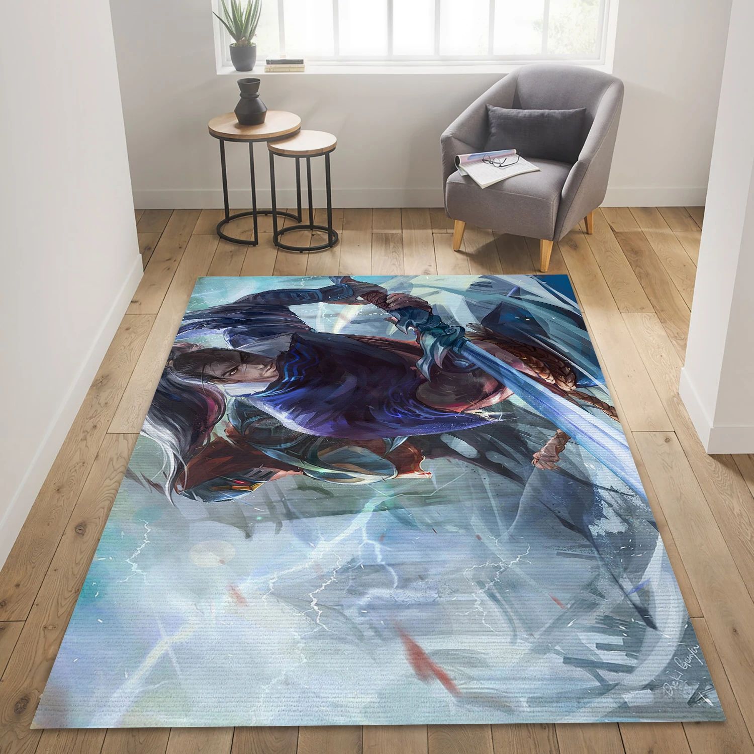 Zed League Of Legends Video Game Area Rug For Christmas, Bedroom Rug - Home Decor Floor Decor - Indoor Outdoor Rugs