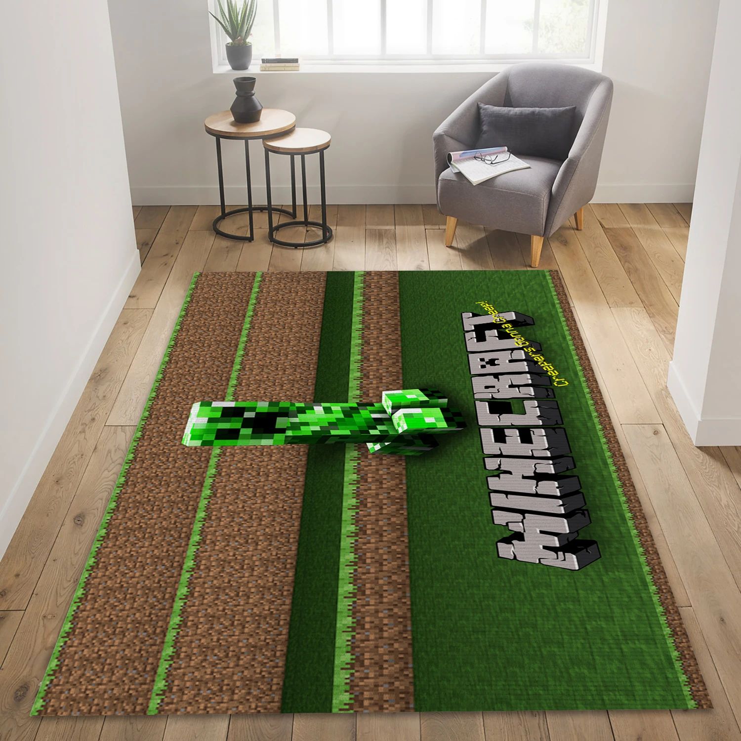 Creepers Gonna Creep Video Game Area Rug Area, Bedroom Rug - Christmas Gift Decor - Indoor Outdoor Rugs