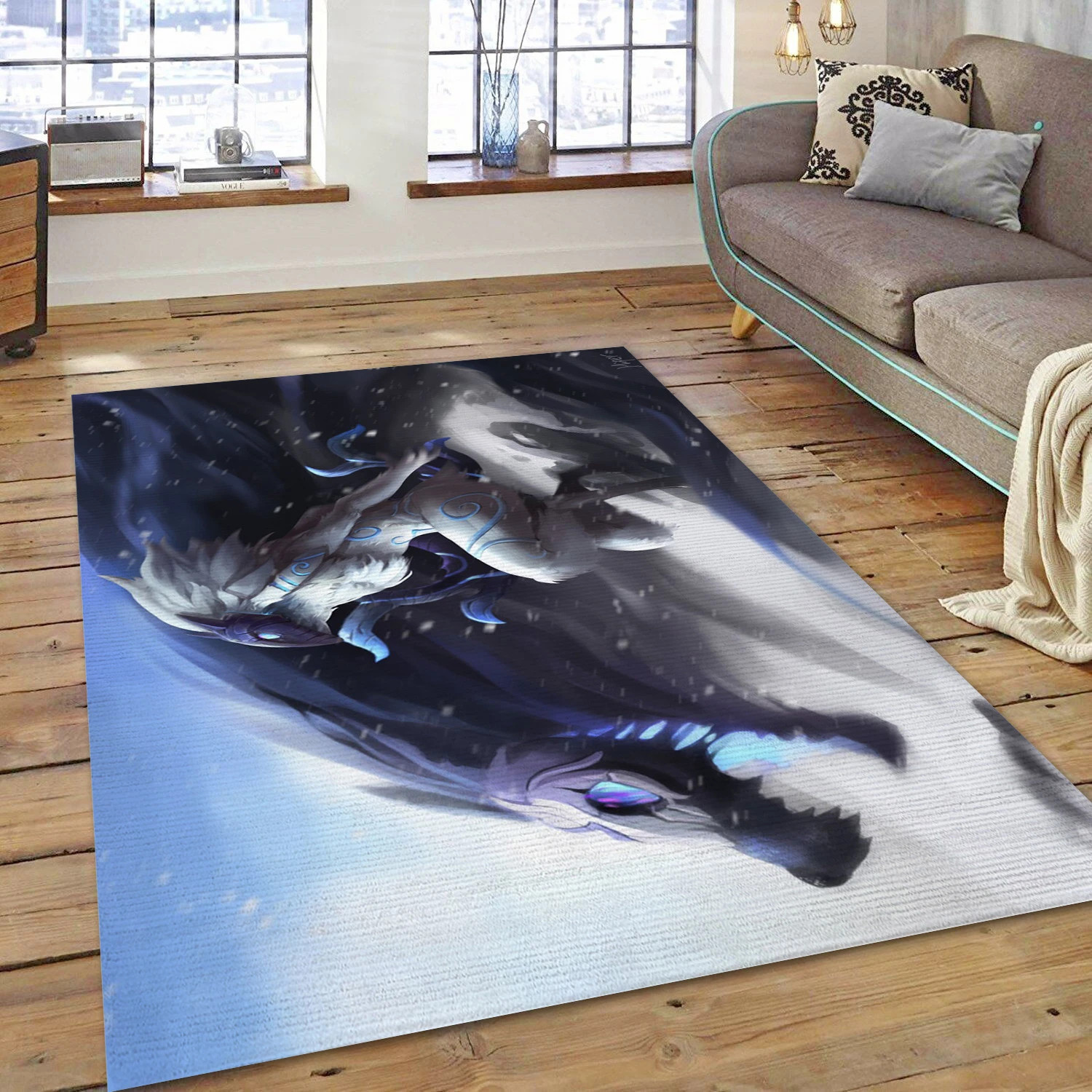 Kindred League Of Legends Gaming Area Rug, Area Rug - Home Decor Floor Decor - Indoor Outdoor Rugs