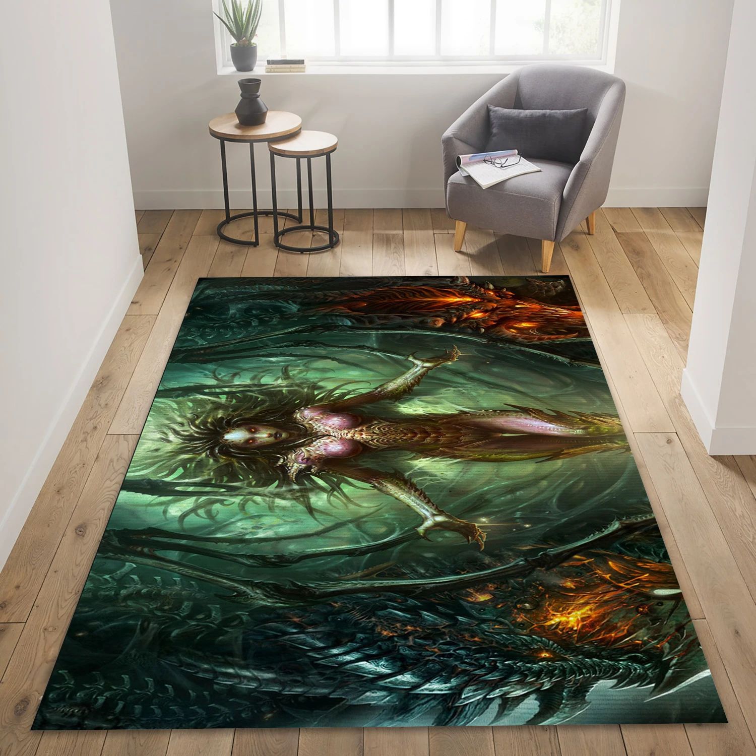 Mistress Of Dragons Video Game Reangle Rug, Bedroom Rug - Home Decor Floor Decor - Indoor Outdoor Rugs