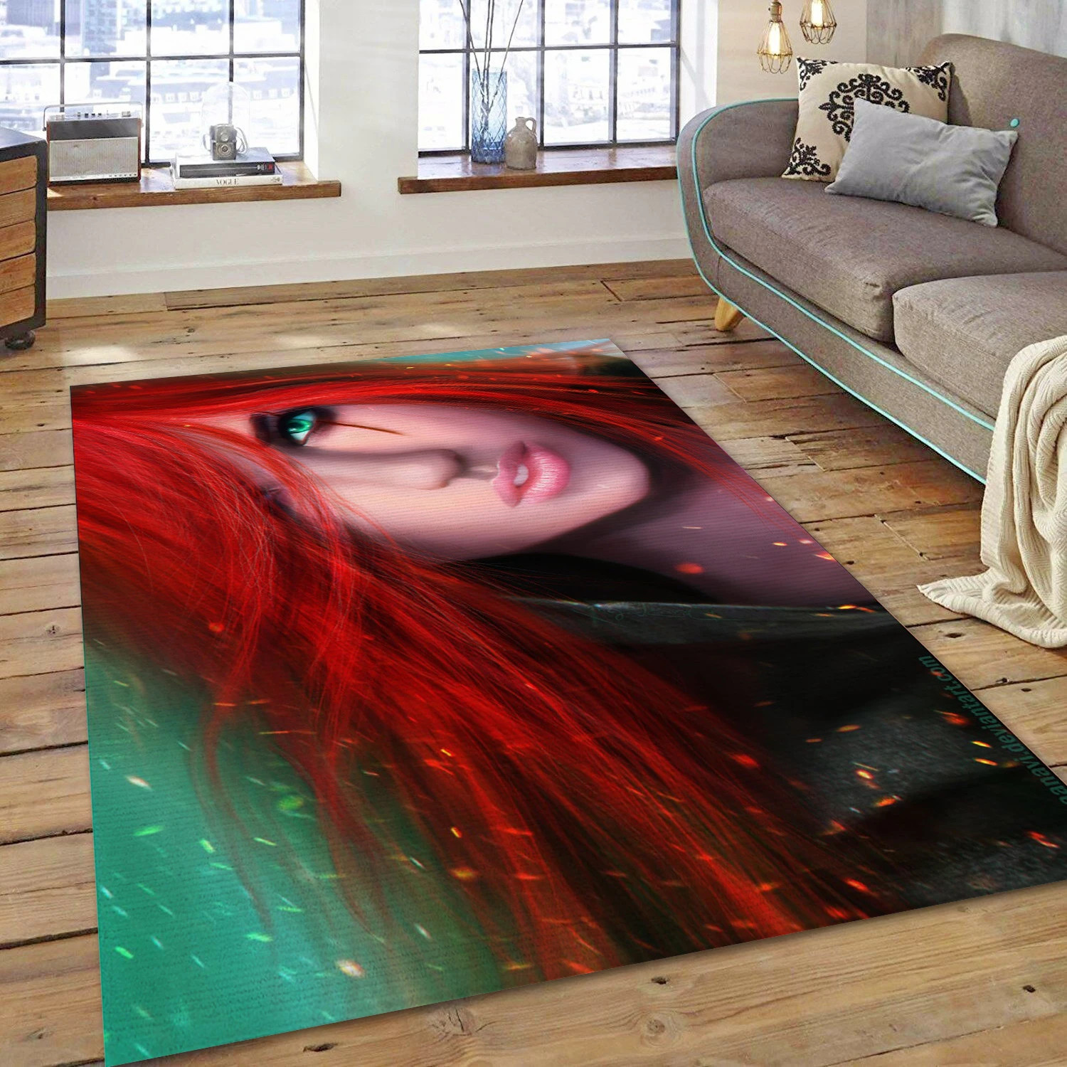 Katarina Penta Kill Video Game Area Rug For Christmas, Bedroom Rug - US Decor - Indoor Outdoor Rugs