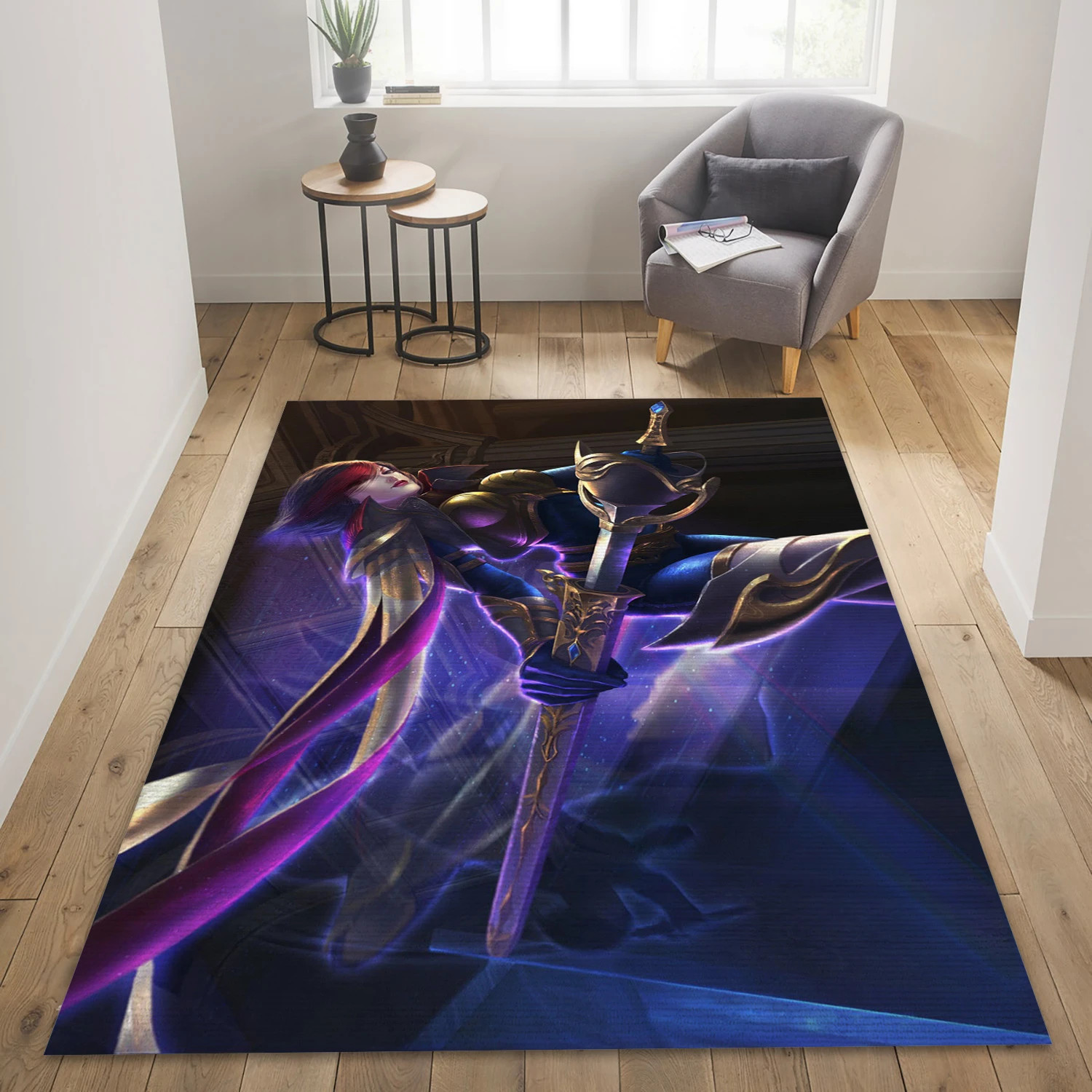 League Of Legends Video Game Reangle Rug, Living Room Rug - Home Decor Floor Decor - Indoor Outdoor Rugs