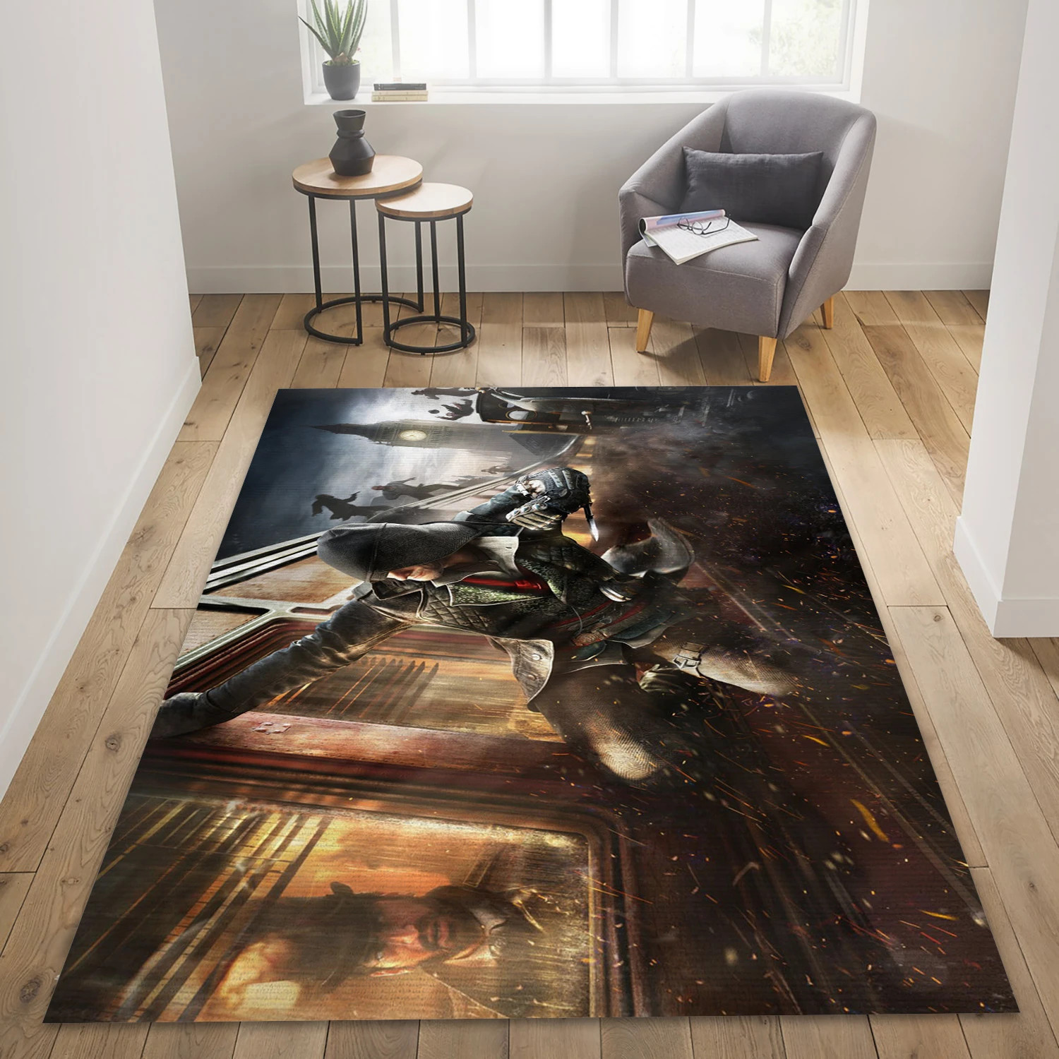 Assassins Creed Syndicate Video Game Area Rug For Christmas, Bedroom Rug - Family Gift US Decor - Indoor Outdoor Rugs