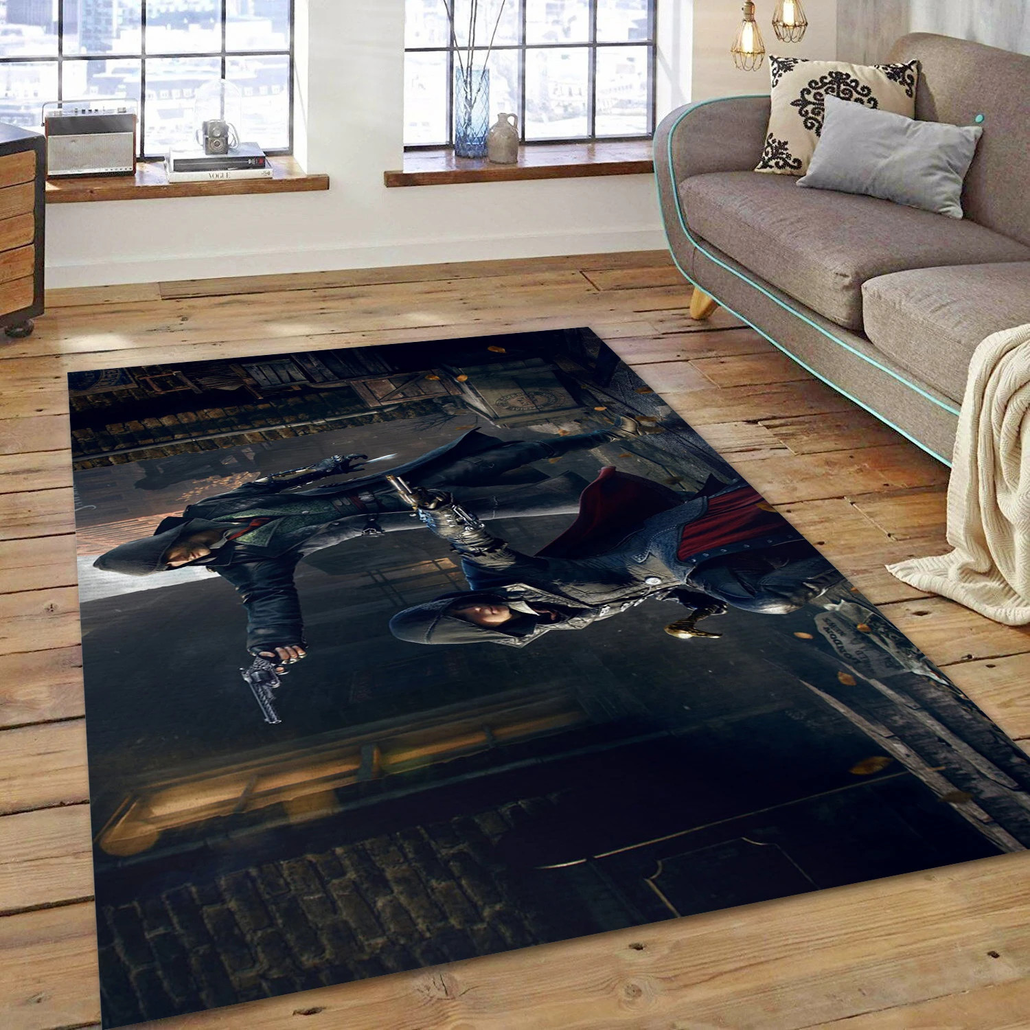 Assassins Creed Syndicate Gaming Area Rug, Area Rug - US Decor - Indoor Outdoor Rugs