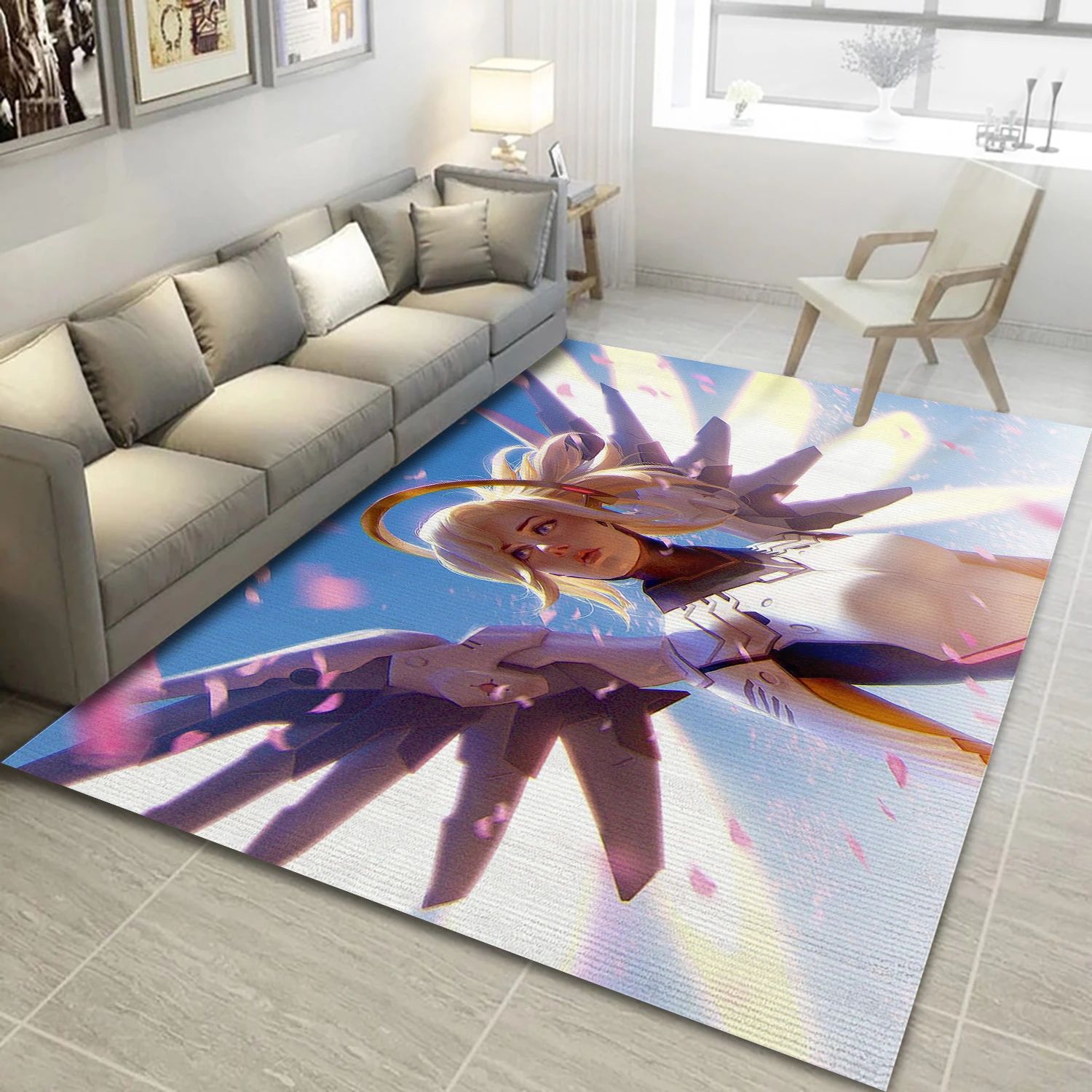 Overwatch Video Game Area Rug Area, Area Rug - US Decor - Indoor Outdoor Rugs