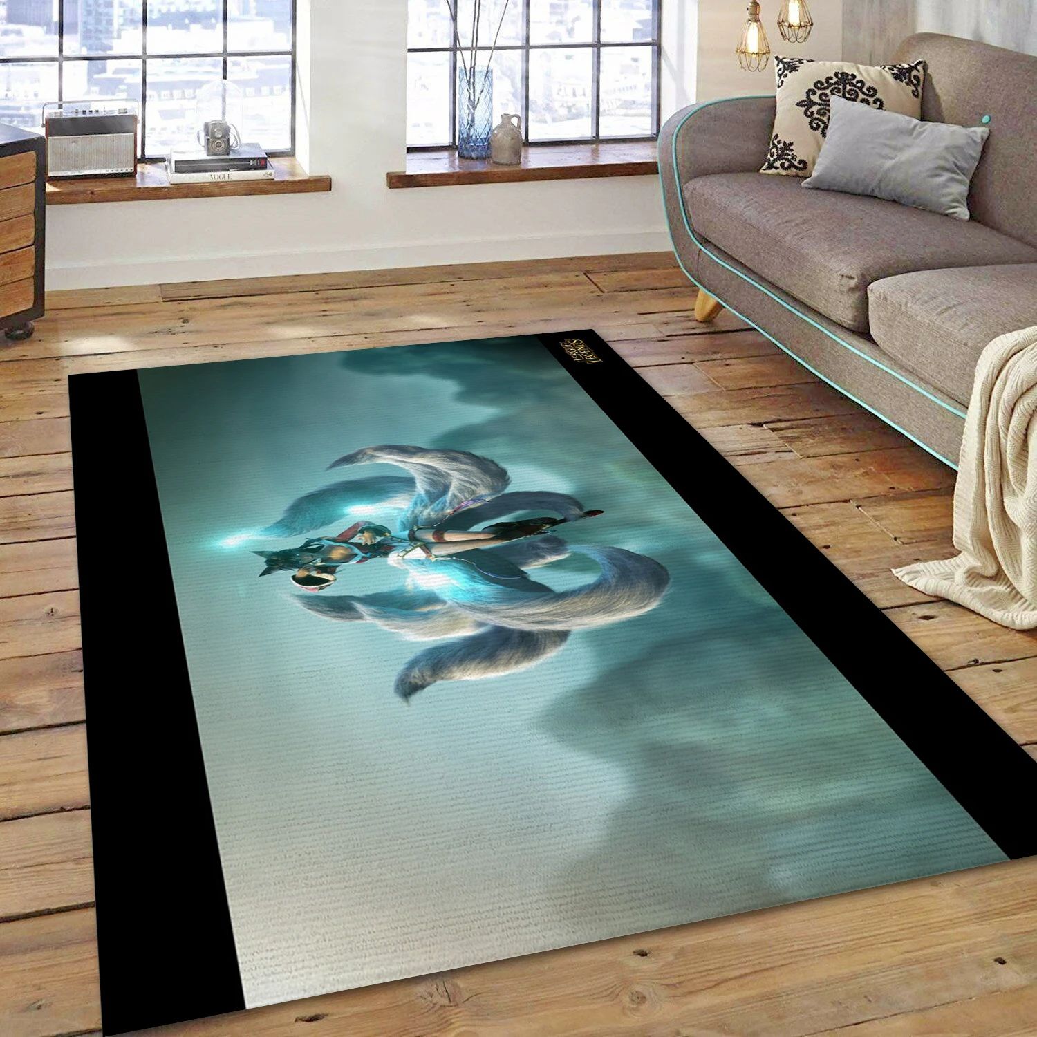 Ahri Video Game Area Rug Area, Bedroom Rug - Christmas Gift Decor - Indoor Outdoor Rugs