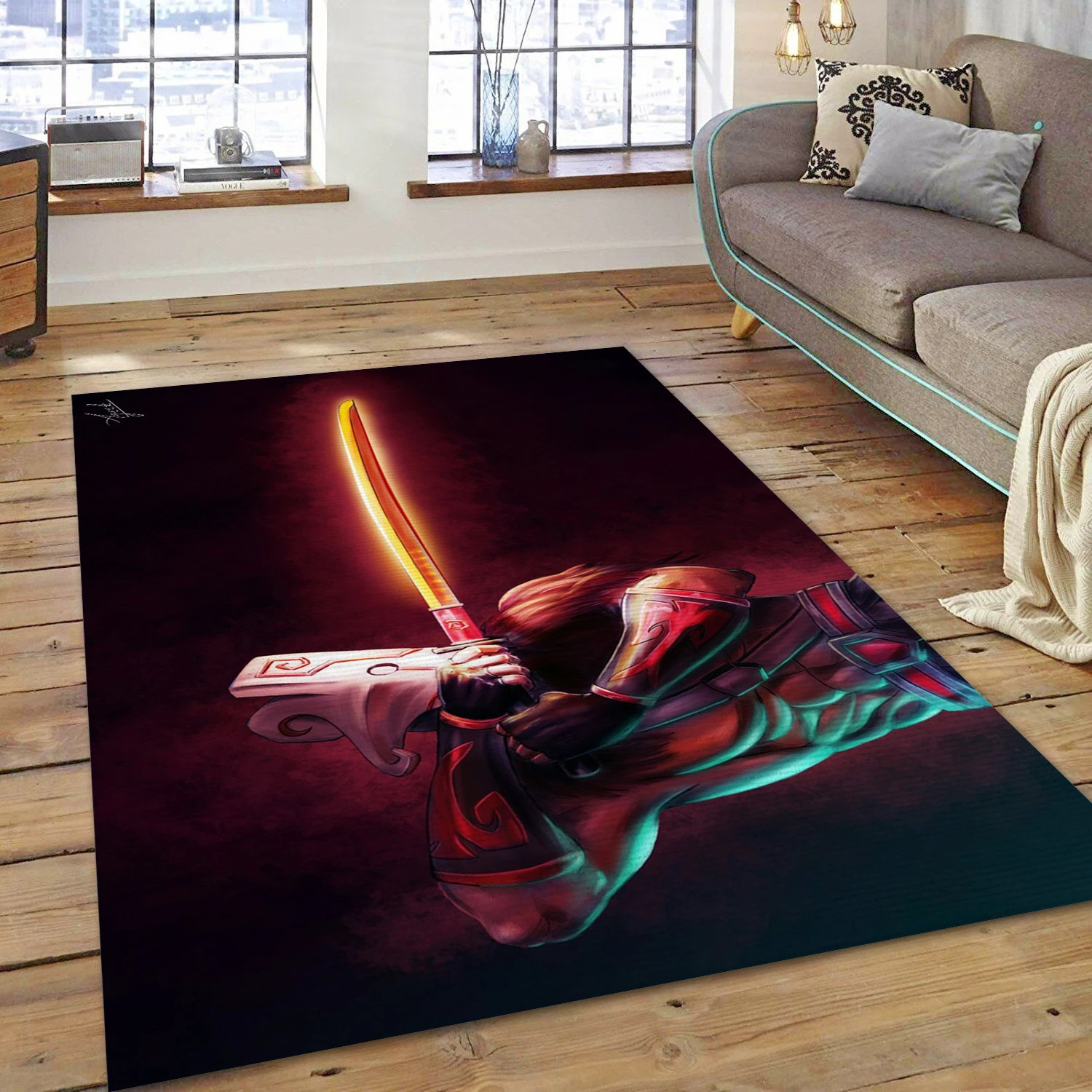 Dota 2 Video Game Area Rug Area, Area Rug - Home Decor Floor Decor - Indoor Outdoor Rugs