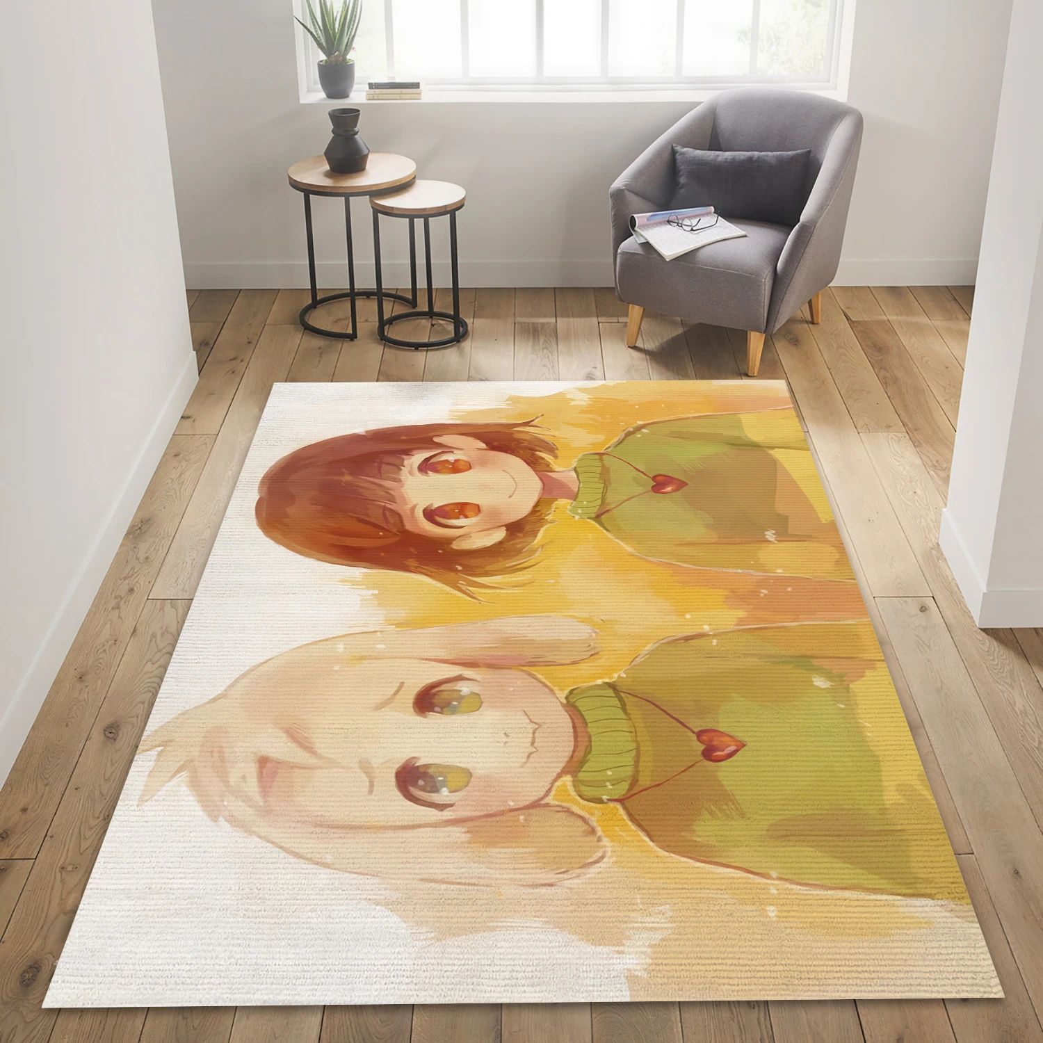 Asriel Undertale Video Game Area Rug Area, Living Room Rug - US Decor - Indoor Outdoor Rugs