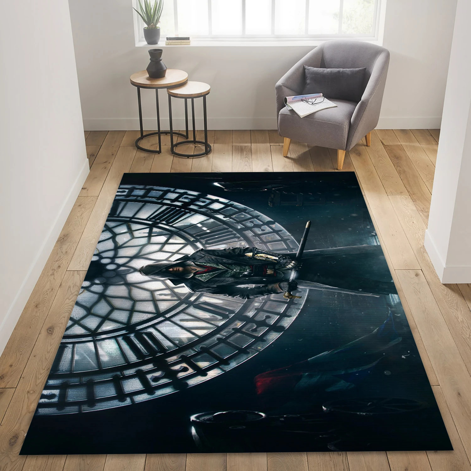 Assassins Creed Syndicate Video Game Reangle Rug, Area Rug - US Decor - Indoor Outdoor Rugs