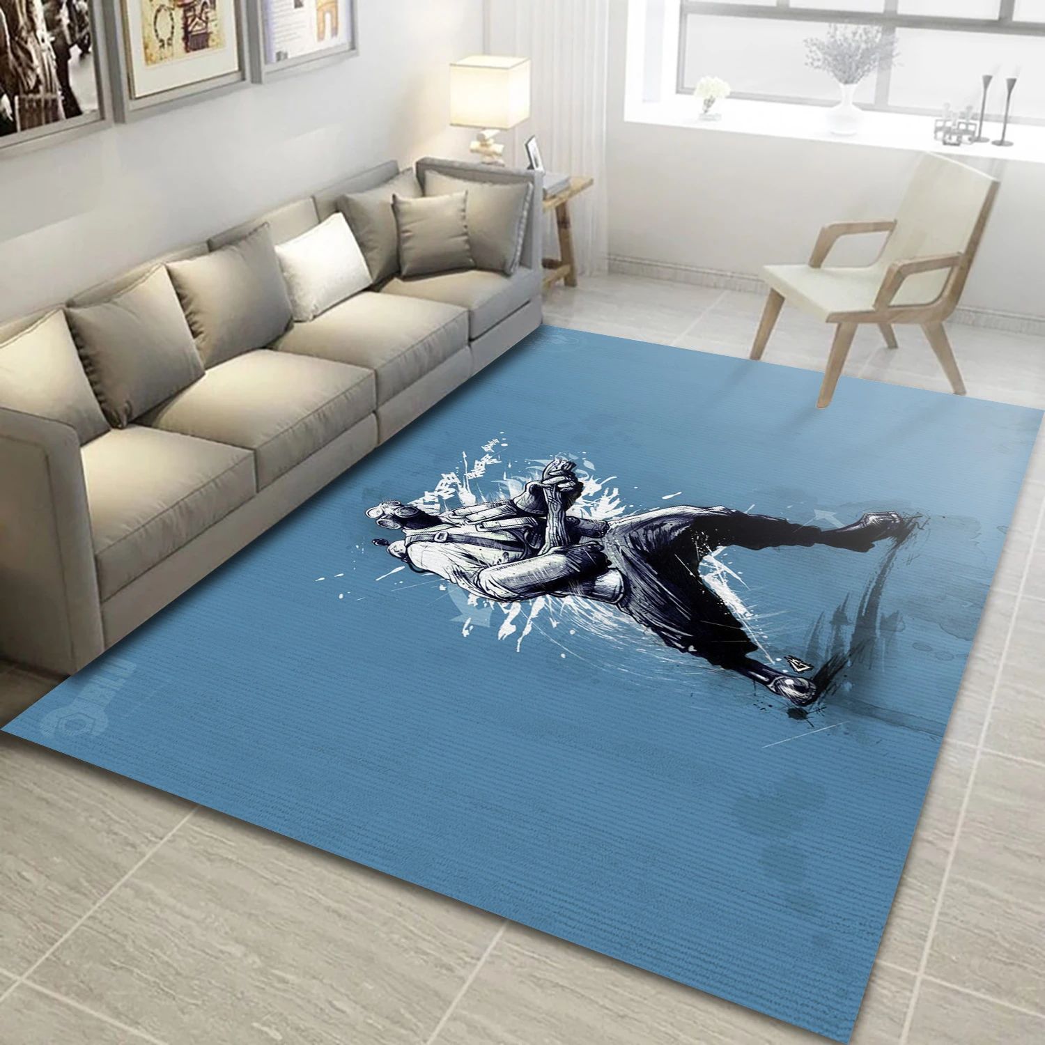 Team Fortress 1073 Video Game Area Rug Area, Living Room Rug - US Decor - Indoor Outdoor Rugs