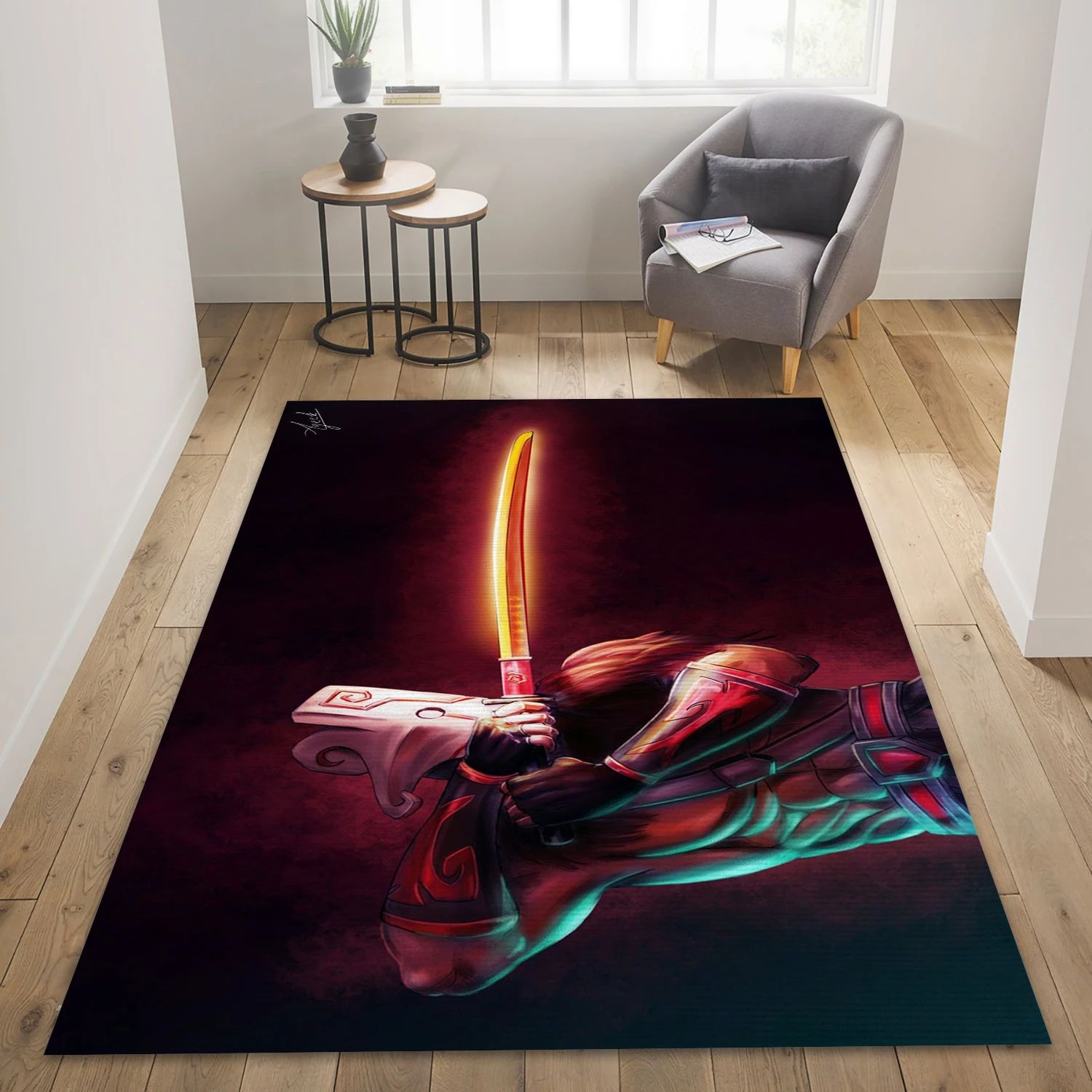 Dota 2 Video Game Area Rug Area, Area Rug - Home Decor Floor Decor - Indoor Outdoor Rugs