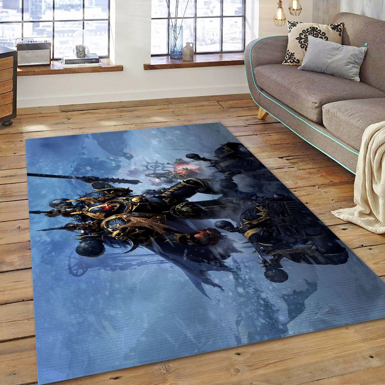 Dawn Of War Video Game Area Rug Area, Living Room Rug - US Decor - Indoor Outdoor Rugs