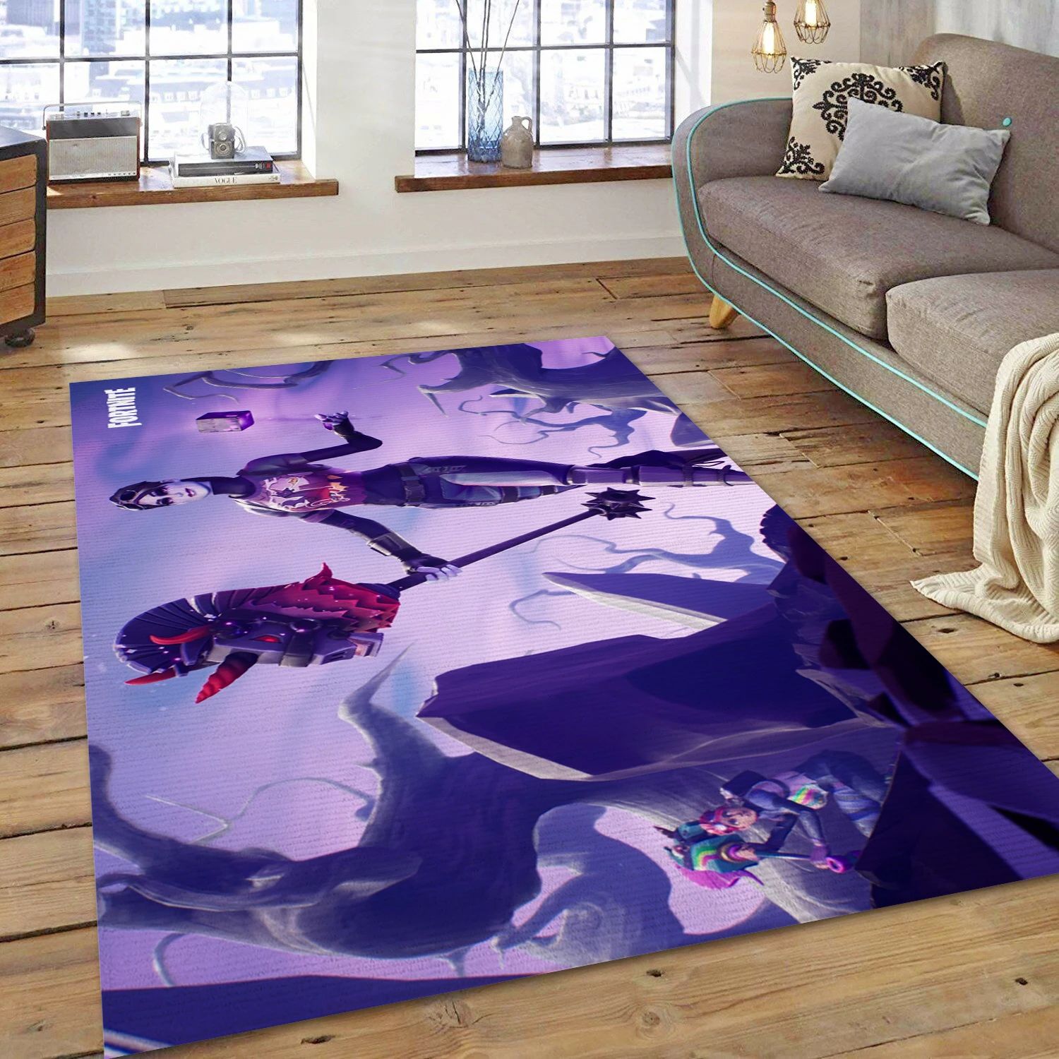 Fortnite Dark Bomber Game Area Rug Carpet, Living Room Rug - Christmas Gift Decor - Indoor Outdoor Rugs