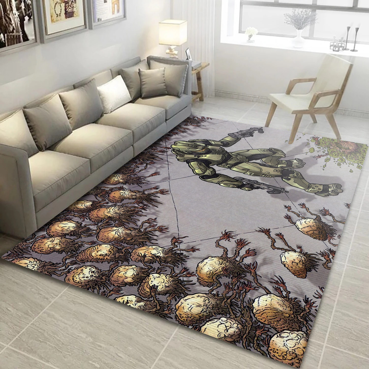 Outnumbered Video Game Area Rug For Christmas, Bedroom Rug - Christmas Gift Decor - Indoor Outdoor Rugs