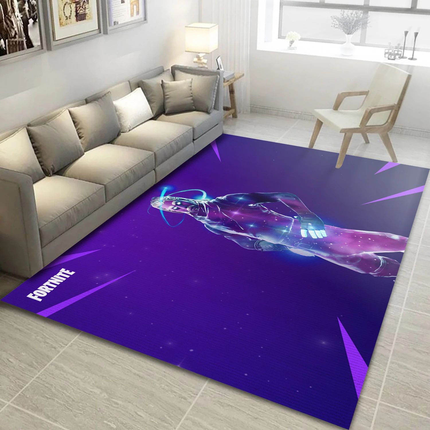 Fortnite Gaming Area Rug, Bedroom Rug - US Decor - Indoor Outdoor Rugs