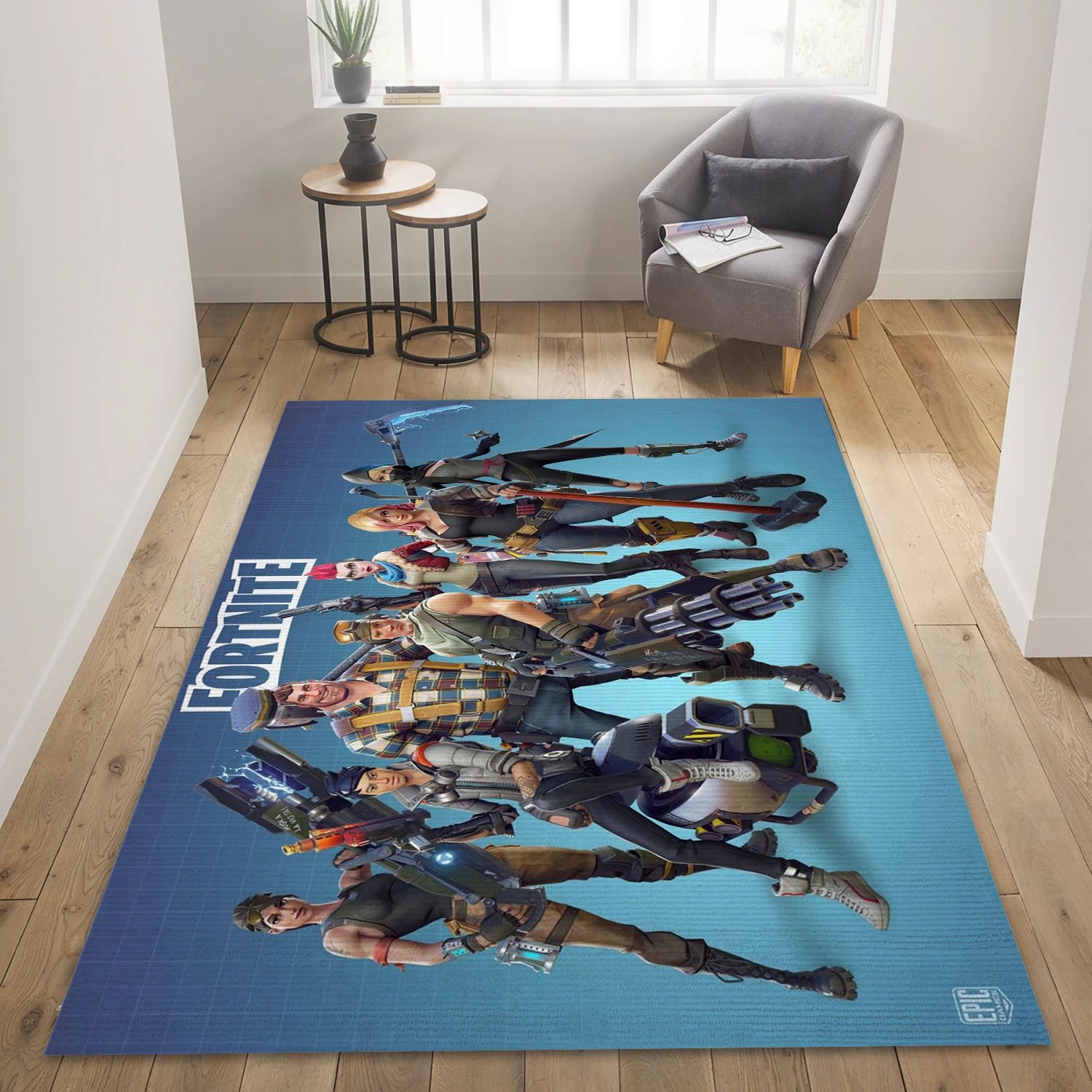 Fortnite Game Area Rug Carpet, Living Room Rug - US Decor - Indoor Outdoor Rugs