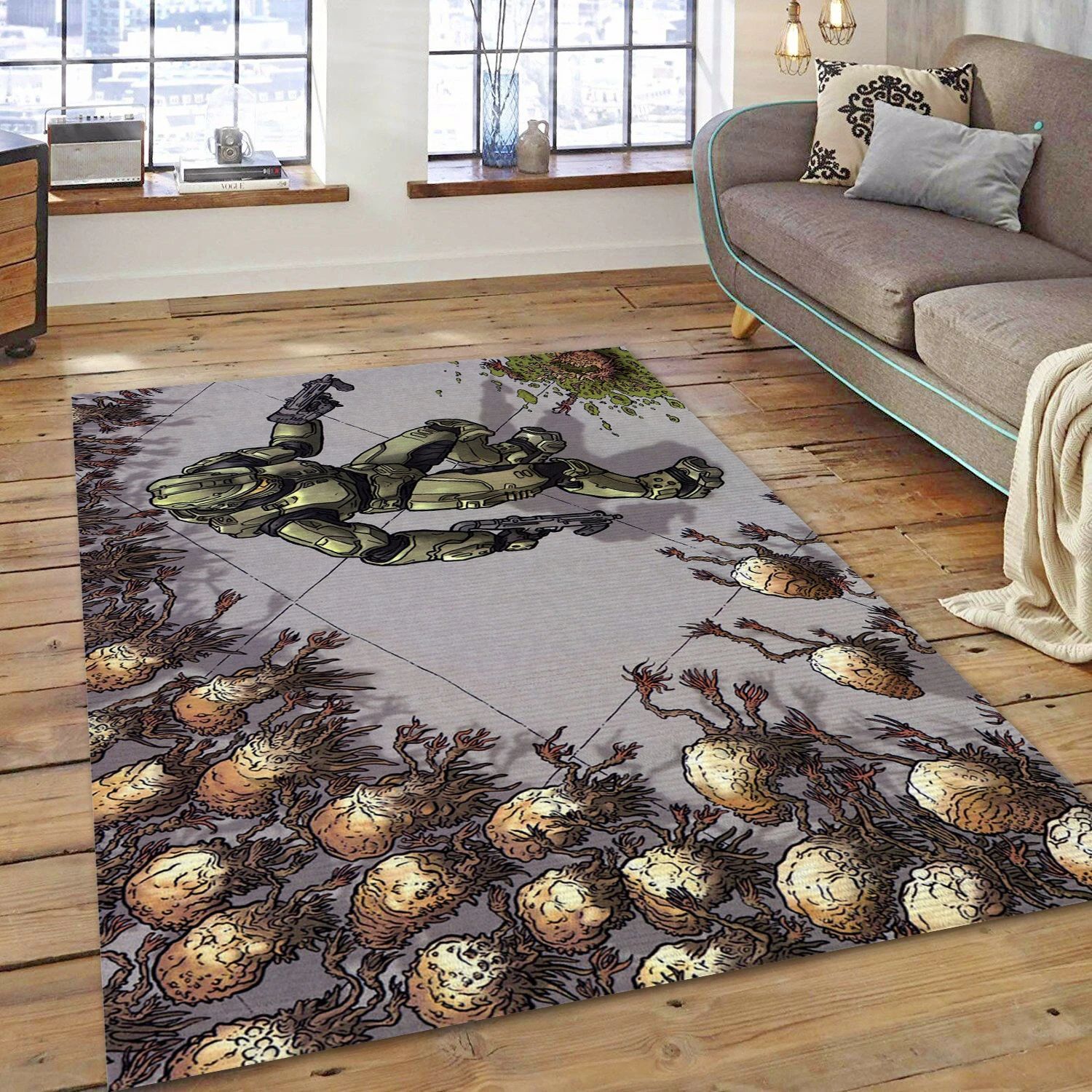 Outnumbered Video Game Area Rug For Christmas, Bedroom Rug - Christmas Gift Decor - Indoor Outdoor Rugs