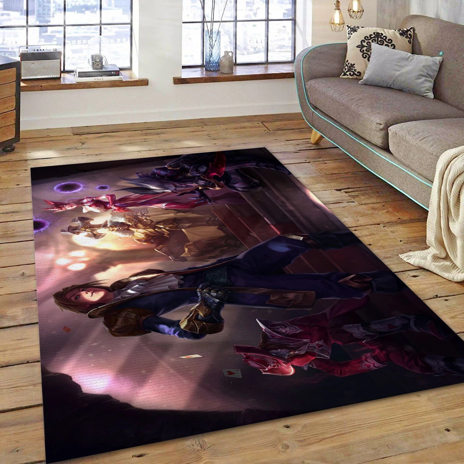 Ezreal League Of Legends Video Game Area Rug For Christmas, Living Room Rug - US Decor - Indoor Outdoor Rugs