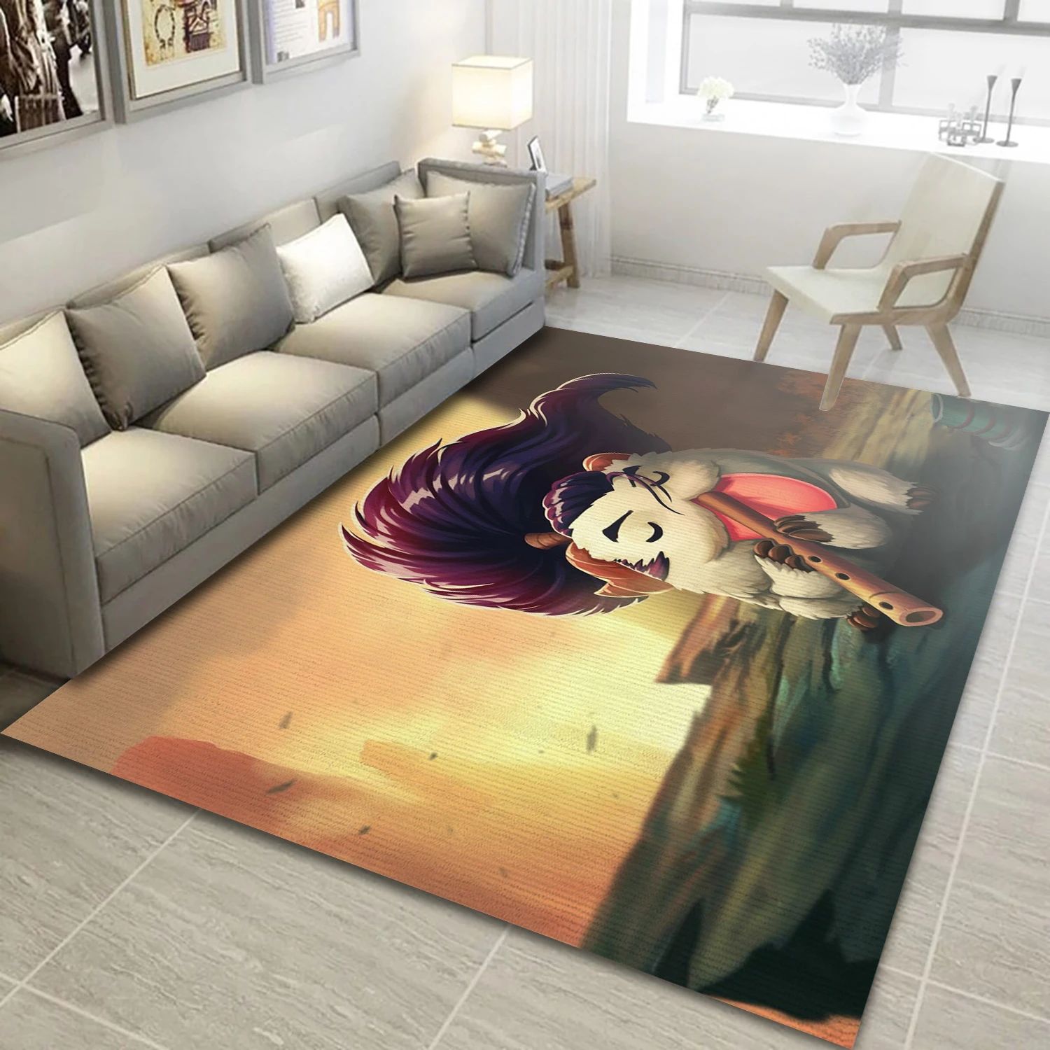 Yasuo League Of Legends Gaming Area Rug, Living Room Rug - US Decor - Indoor Outdoor Rugs