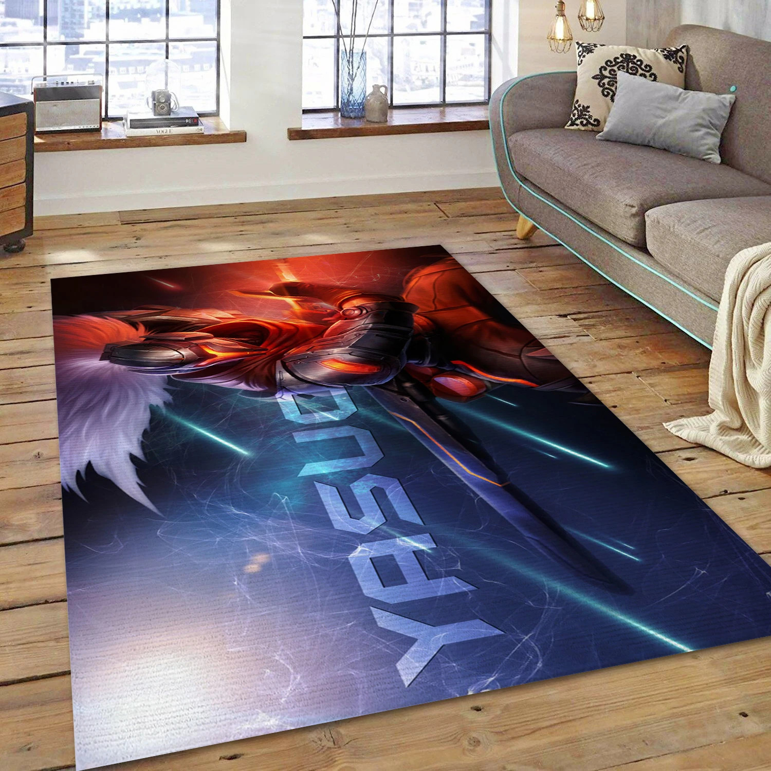 Yasuo League Of Legends Video Game Area Rug For Christmas, Bedroom Rug - Christmas Gift Decor - Indoor Outdoor Rugs