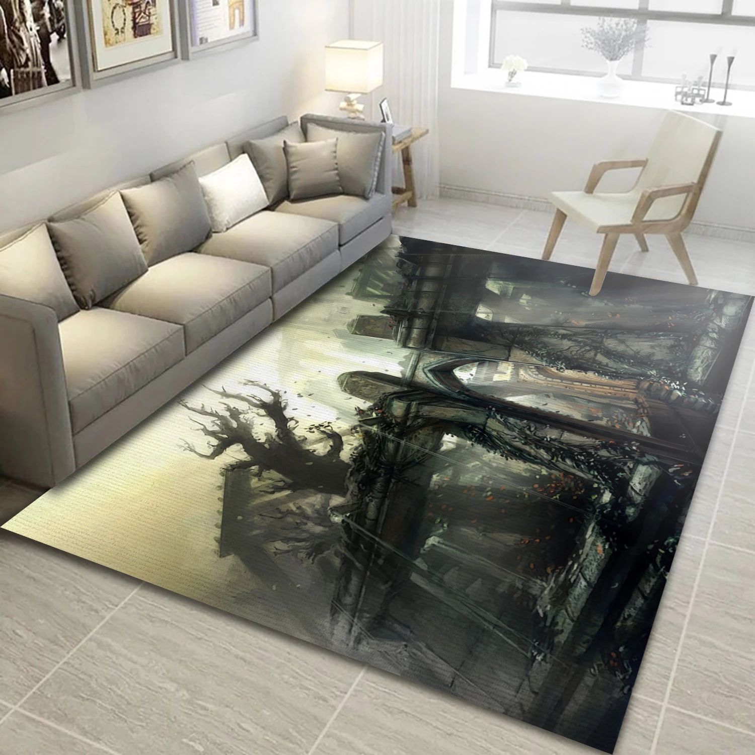 Prince Of Persia Warrior Within Video Game Reangle Rug, Bedroom Rug - US Decor - Indoor Outdoor Rugs