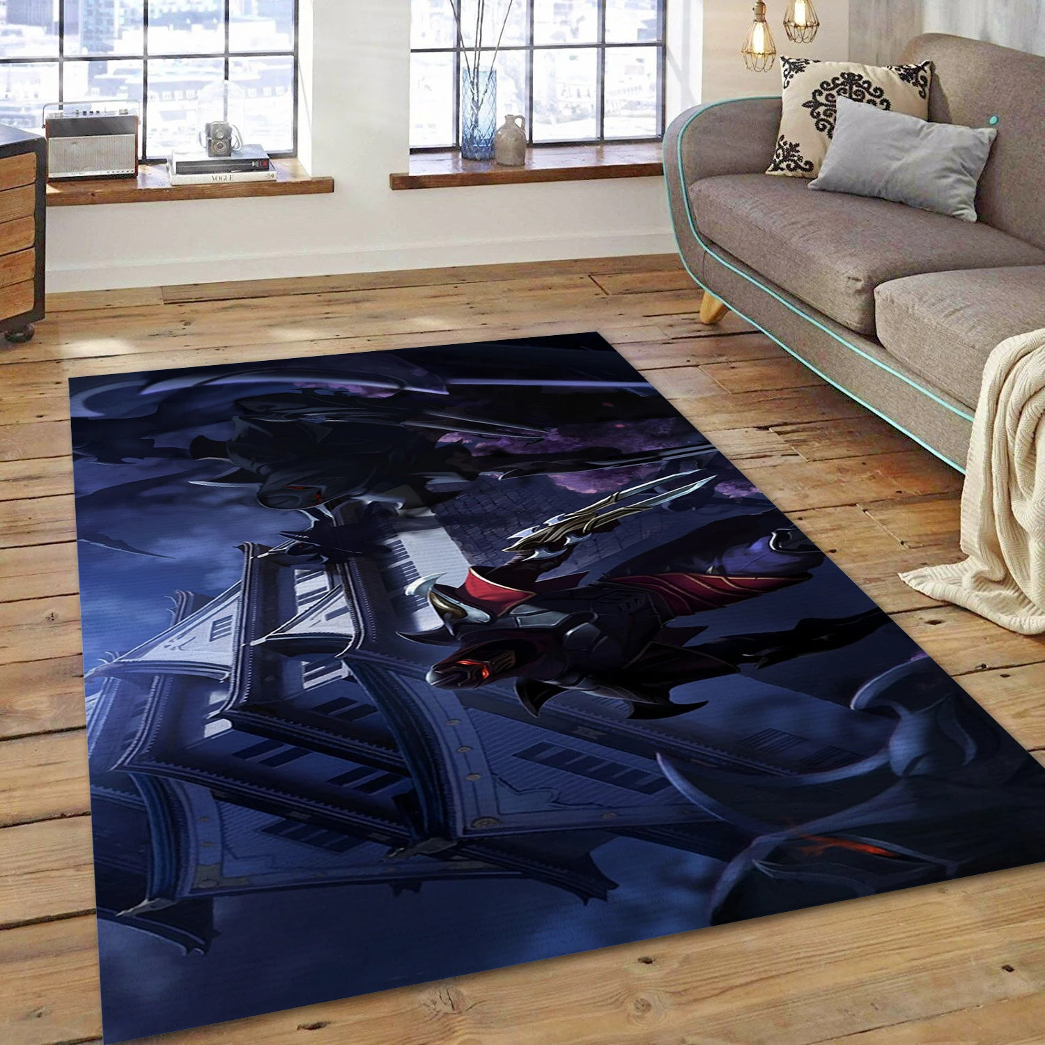 Zed Darius League Of Legends Video Game Area Rug For Christmas, Living Room Rug - Family Gift US Decor - Indoor Outdoor Rugs