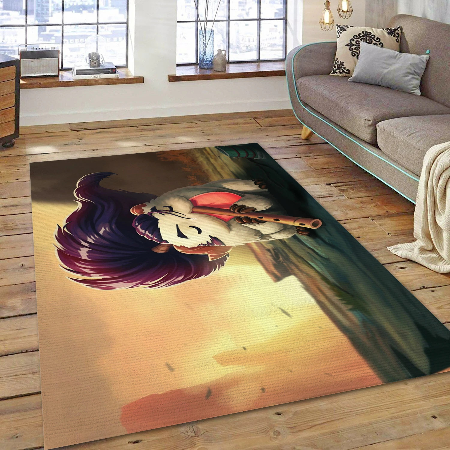 Yasuo League Of Legends Gaming Area Rug, Living Room Rug - US Decor - Indoor Outdoor Rugs