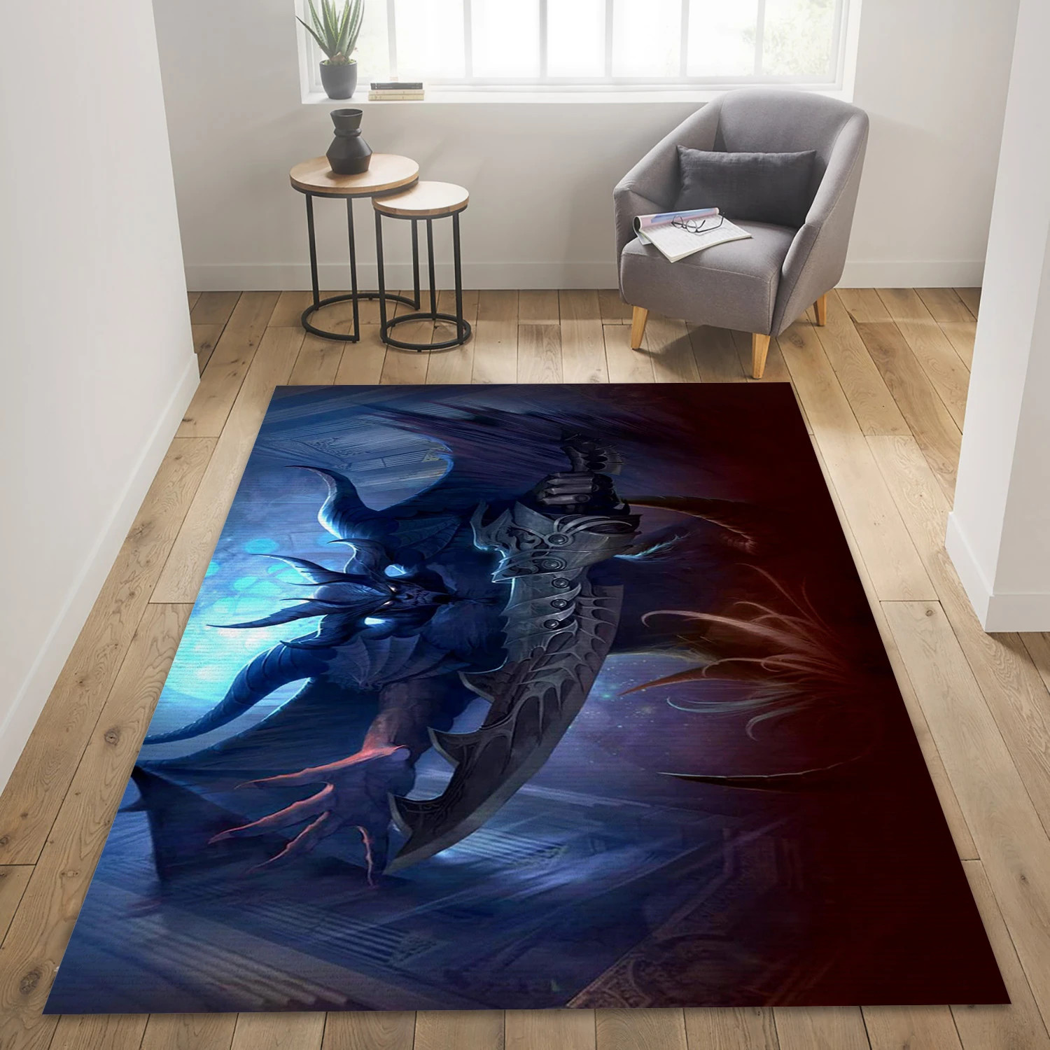 Desecration Video Game Area Rug For Christmas, Living Room Rug - Home Decor Floor Decor - Indoor Outdoor Rugs