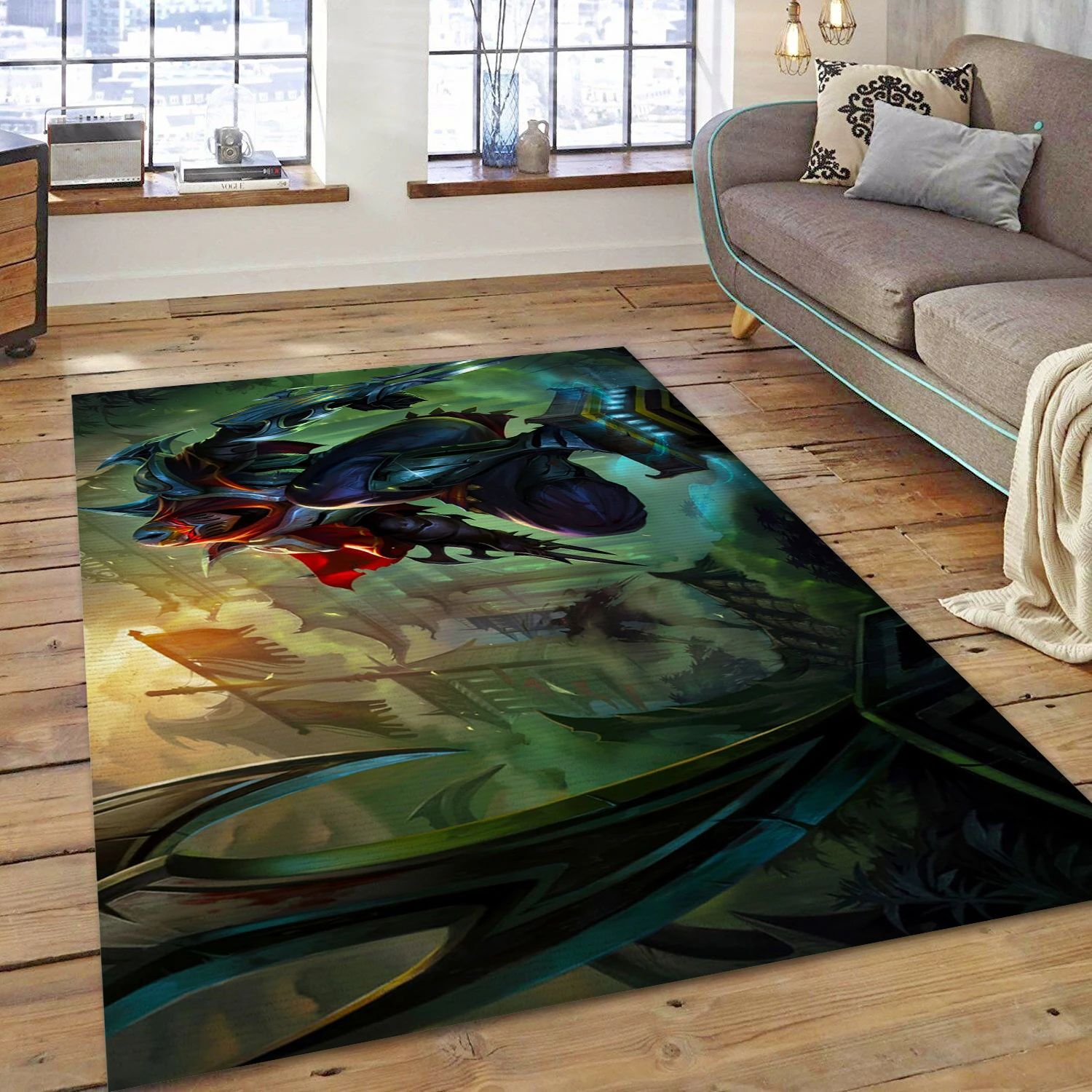 League Of Legends Game Area Rug Carpet, Bedroom Rug - Family Gift US Decor - Indoor Outdoor Rugs